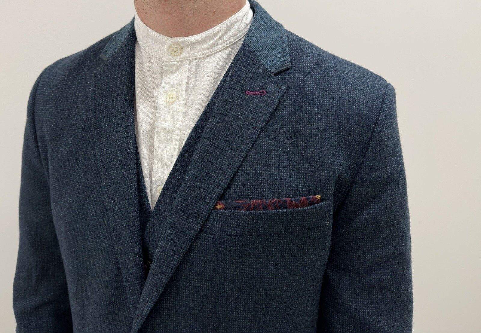 Ted Baker Ted Baker Men's 3 Piece Wool Suit Size 4 Size 40R - 5 Thumbnail