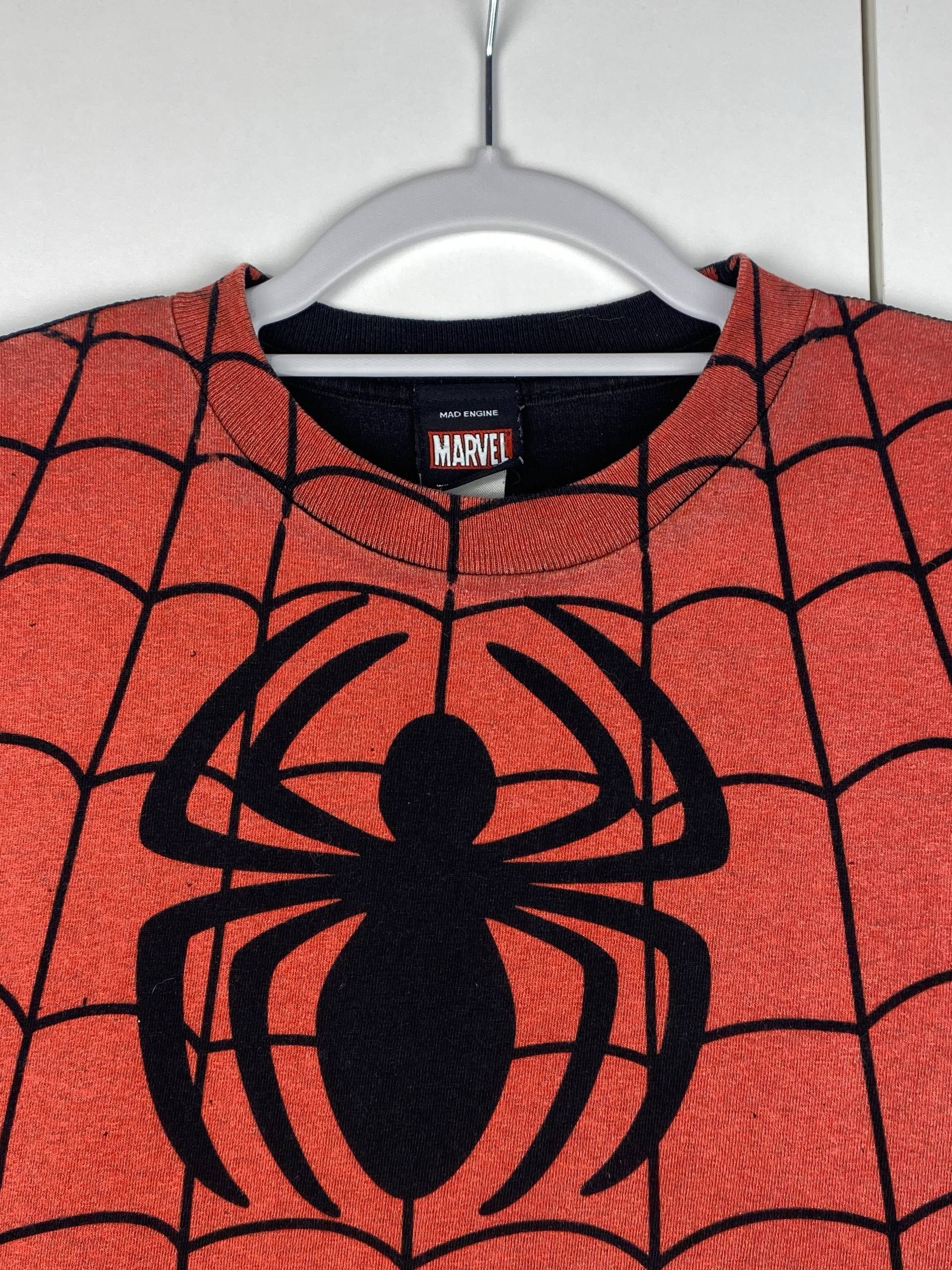 Marvel Comics Vintage Spiderman Marvel Mad Engine 00s Graphic Tee Size US L / EU 52-54 / 3 - 4 Thumbnail