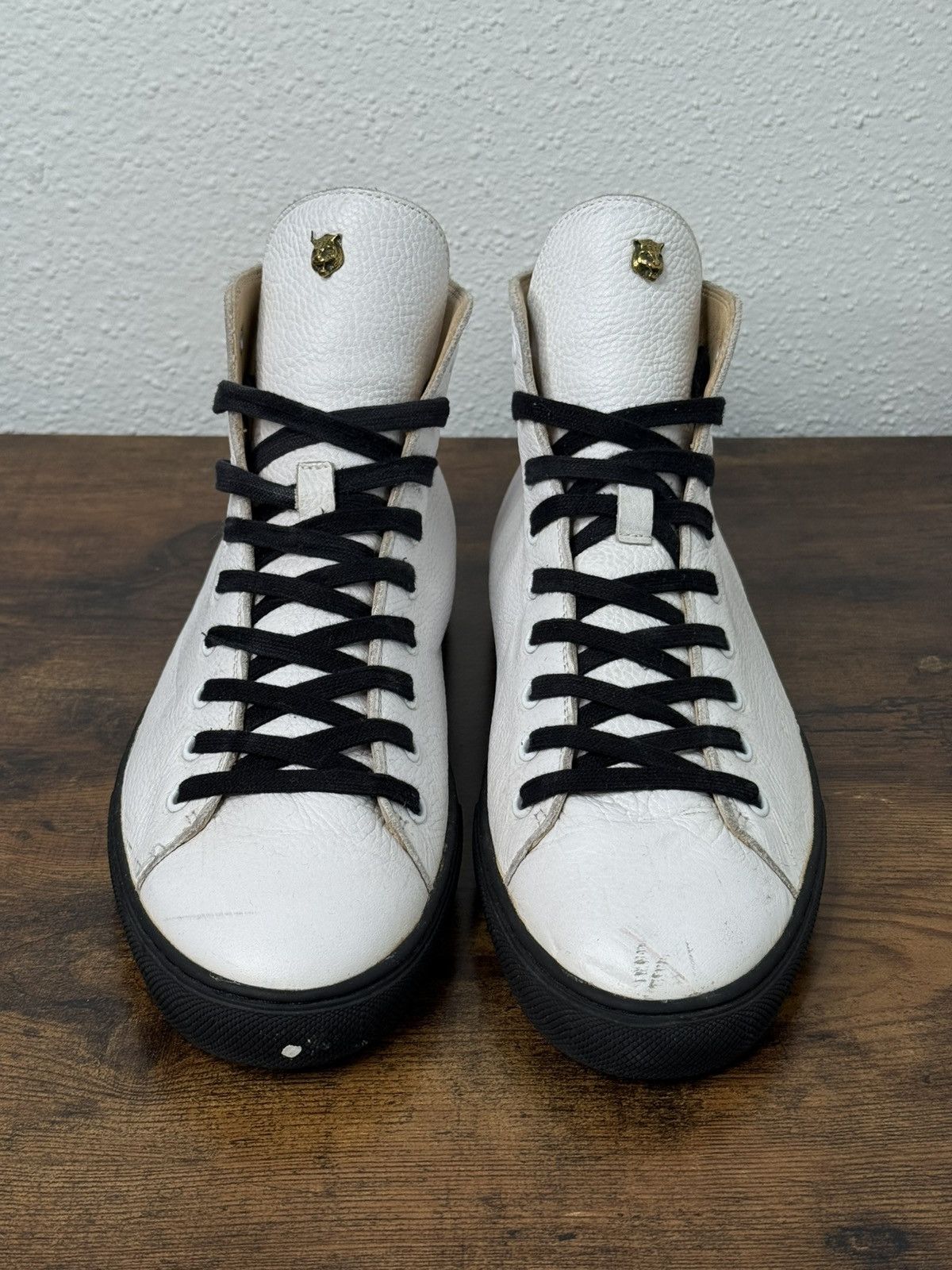 Gucci RARE Gucci Winged Dragon High Top Sneakers Size US 11.5 / EU 44-45 - 2 Thumbnail