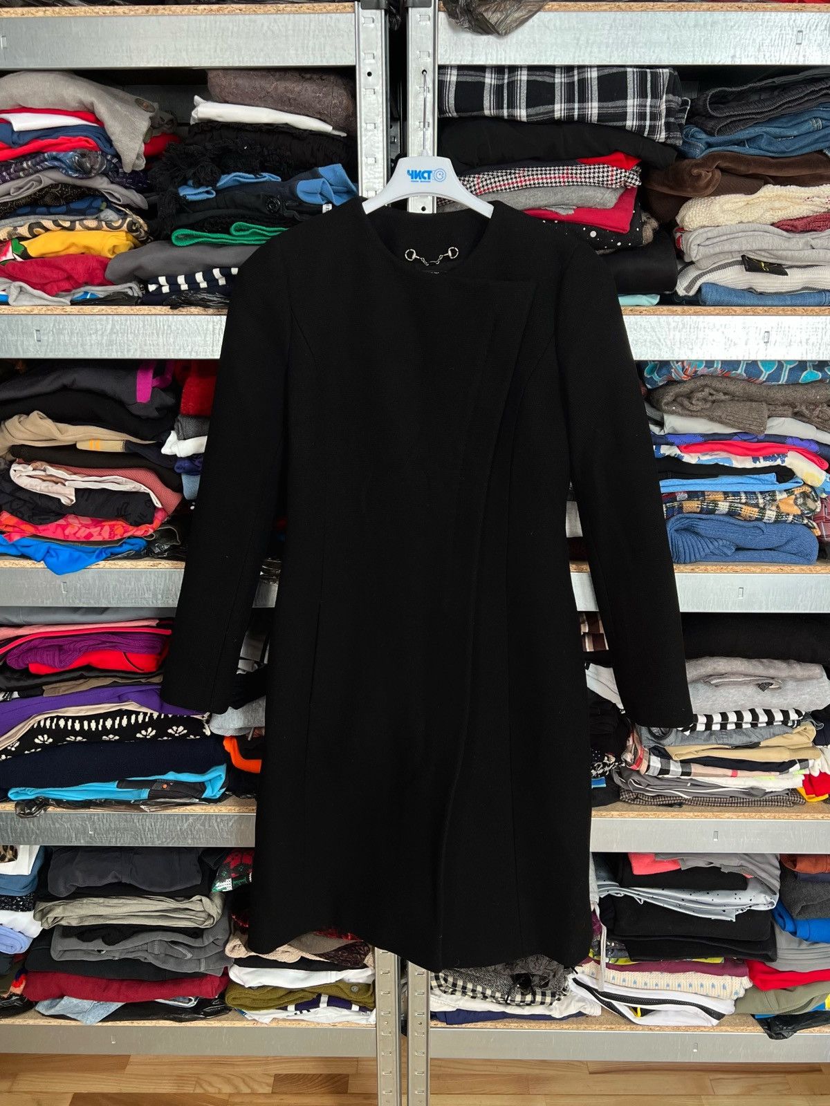 Gucci Gucci Black Wool Coat Sz 38 Zip Long Jacket Classic Elegant Size XS / US 0-2 / IT 36-38 - 2 Thumbnail