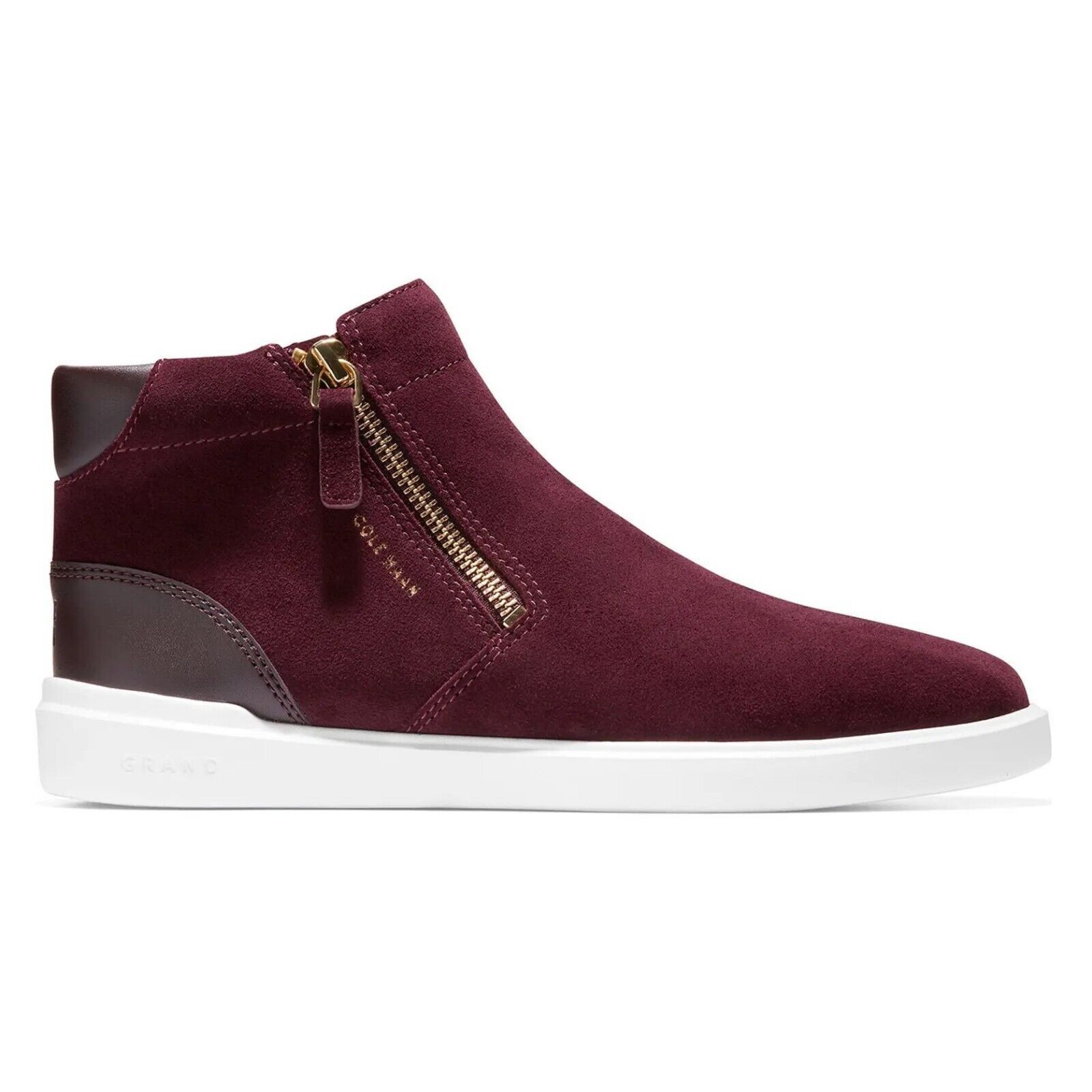 Cole Haan Cole Haan Women Maroon Suede Casual Ankle Sneakers Size 6.5M Size US 6.5 / IT 36.5 - 2 Thumbnail