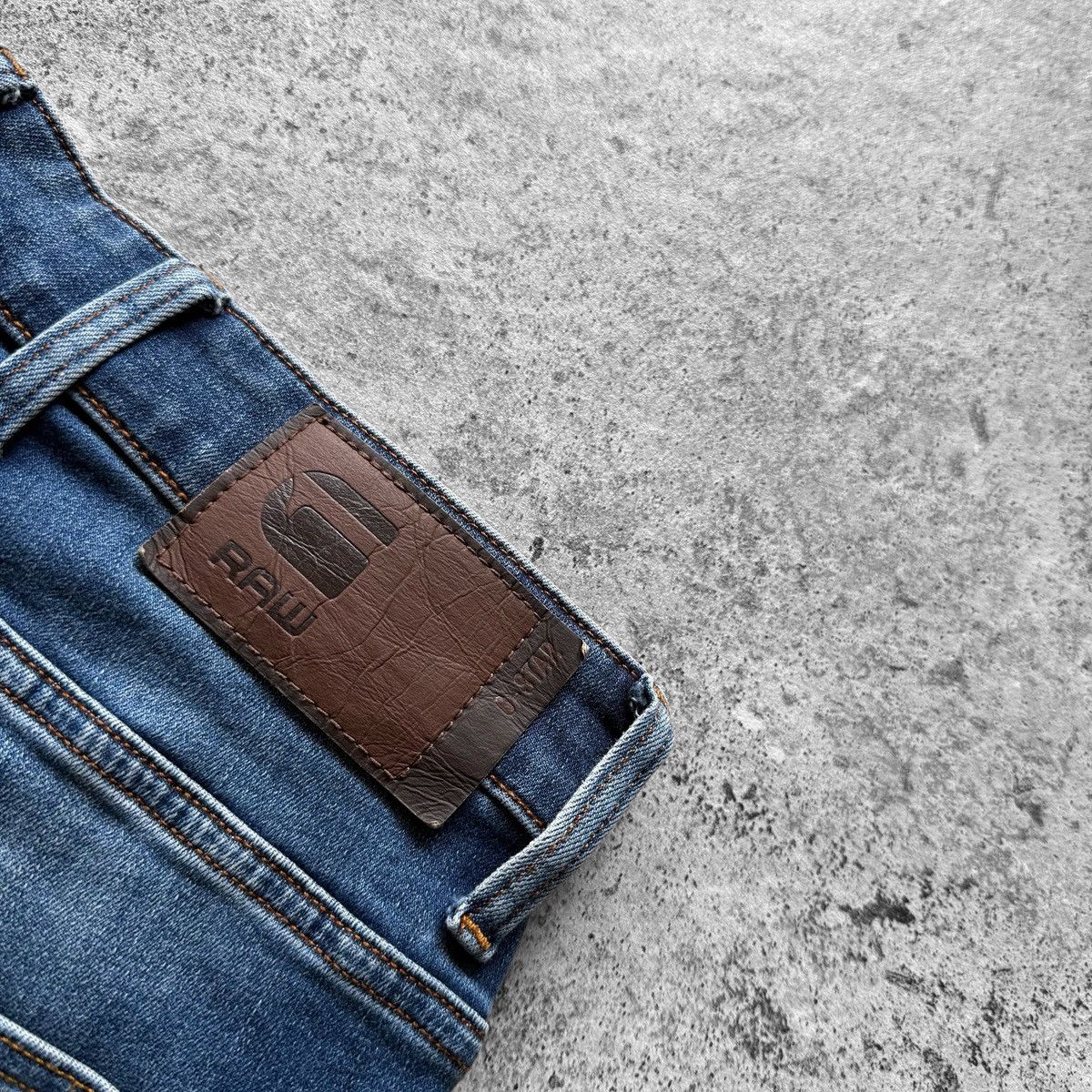 G-Star G-Star Raw Mens Revend Skinny Blue Jeans Stretch Slim Fit Size US 30 / EU 46 - 8 Thumbnail