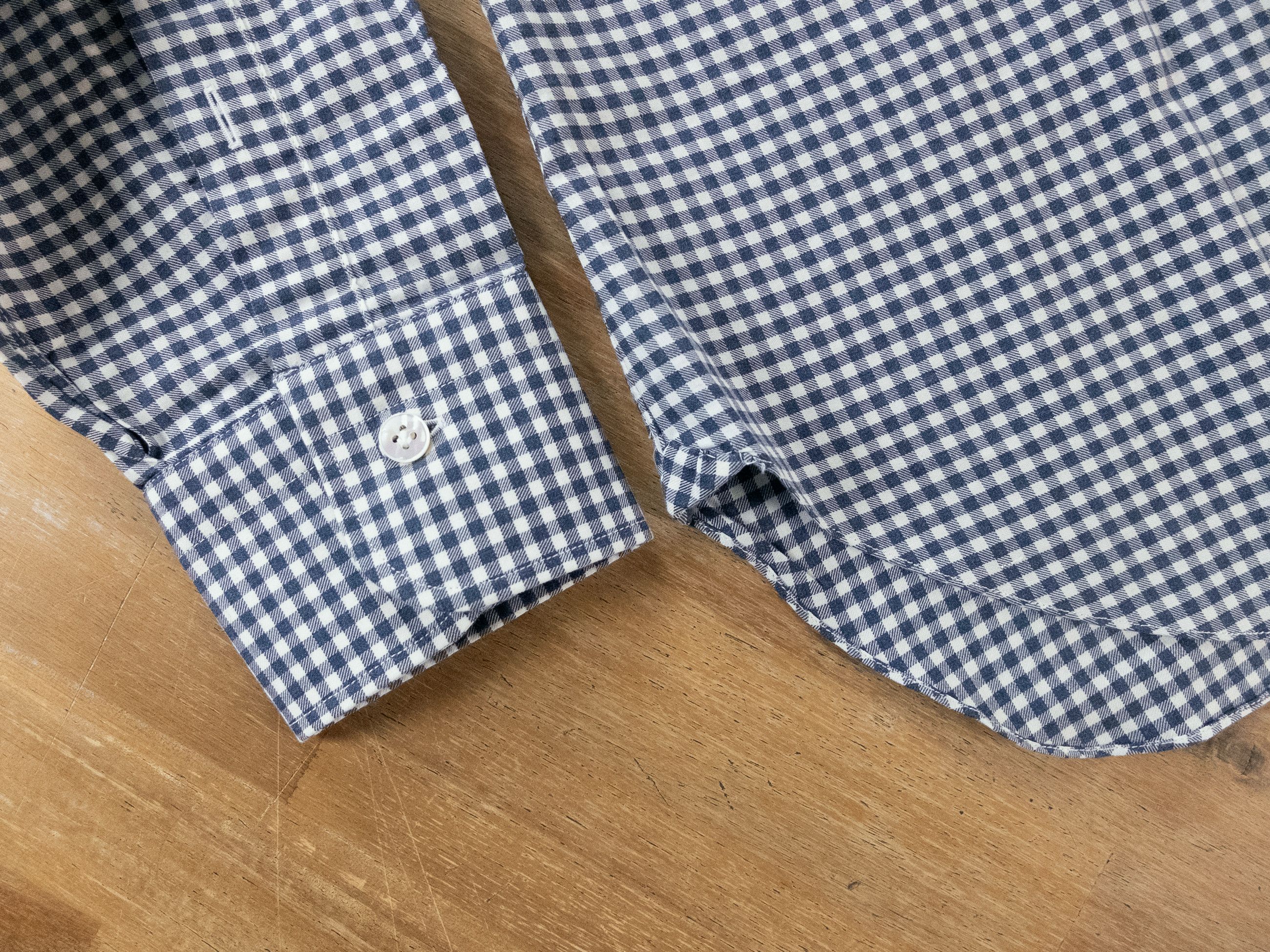 Barba Napoli BARBA Napoli Culto blue white gingham cotton shirt 40 Size US M / EU 48-50 / 2 - 4 Thumbnail