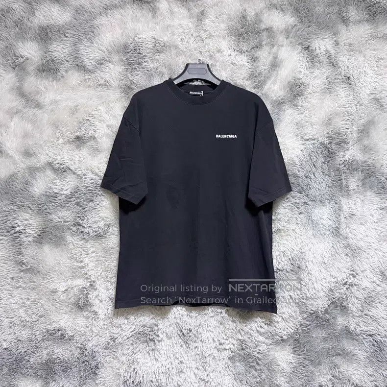 Balenciaga Balenciaga Front and Back Logo Short Sleeve T-Shirt Size US S / EU 44-46 / 1 - 1 Thumbnail
