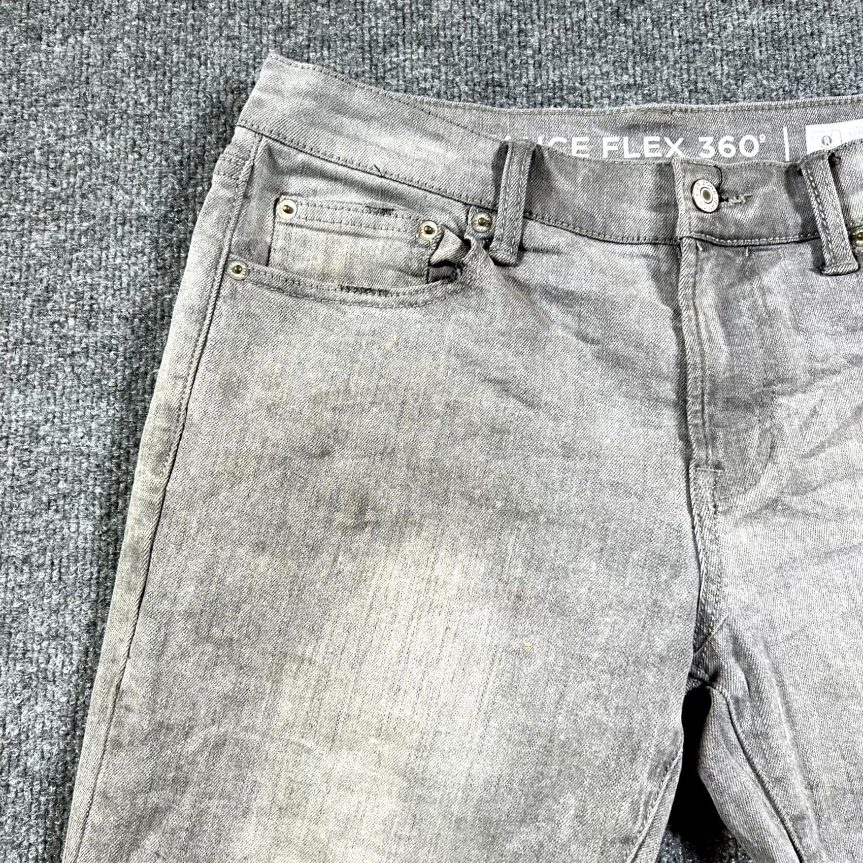Vintage Arizona Jeans Mens 30x30 Gray Denim Cotton Skinny Leg Outdoor Size US 30 / EU 46 - 4 Thumbnail
