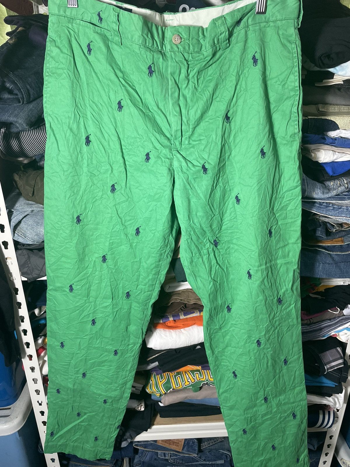 Vintage Vintage Polo Casual Pants All Over Print Size US 36 / EU 52 - 2 Thumbnail