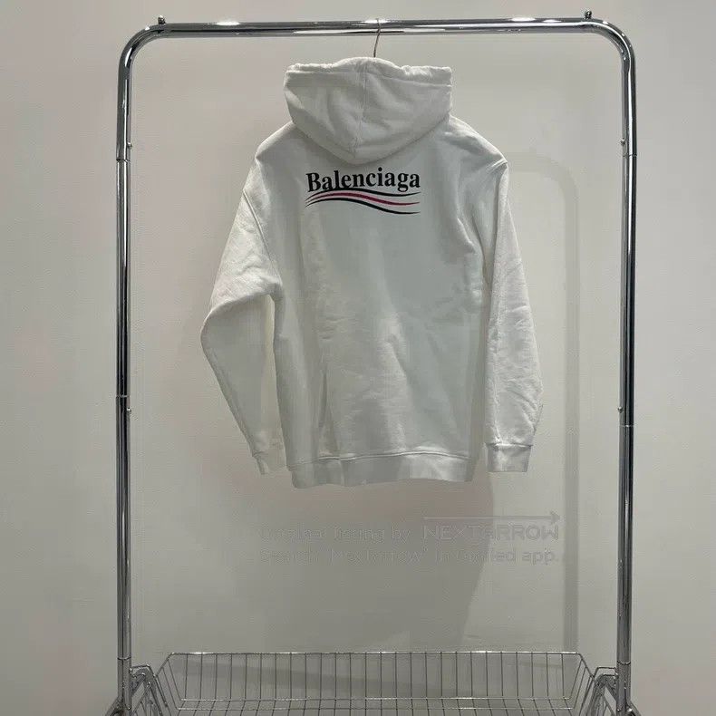 Balenciaga Balenciaga White Coke front and back logo hoodie Size US XS / EU 42 / 0 - 2 Thumbnail
