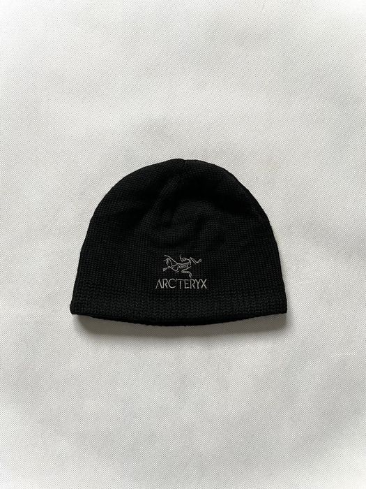 Arc'Teryx Vintage Arcteryx Wool Bird Beanie Black Hat Gorpcore Y2K