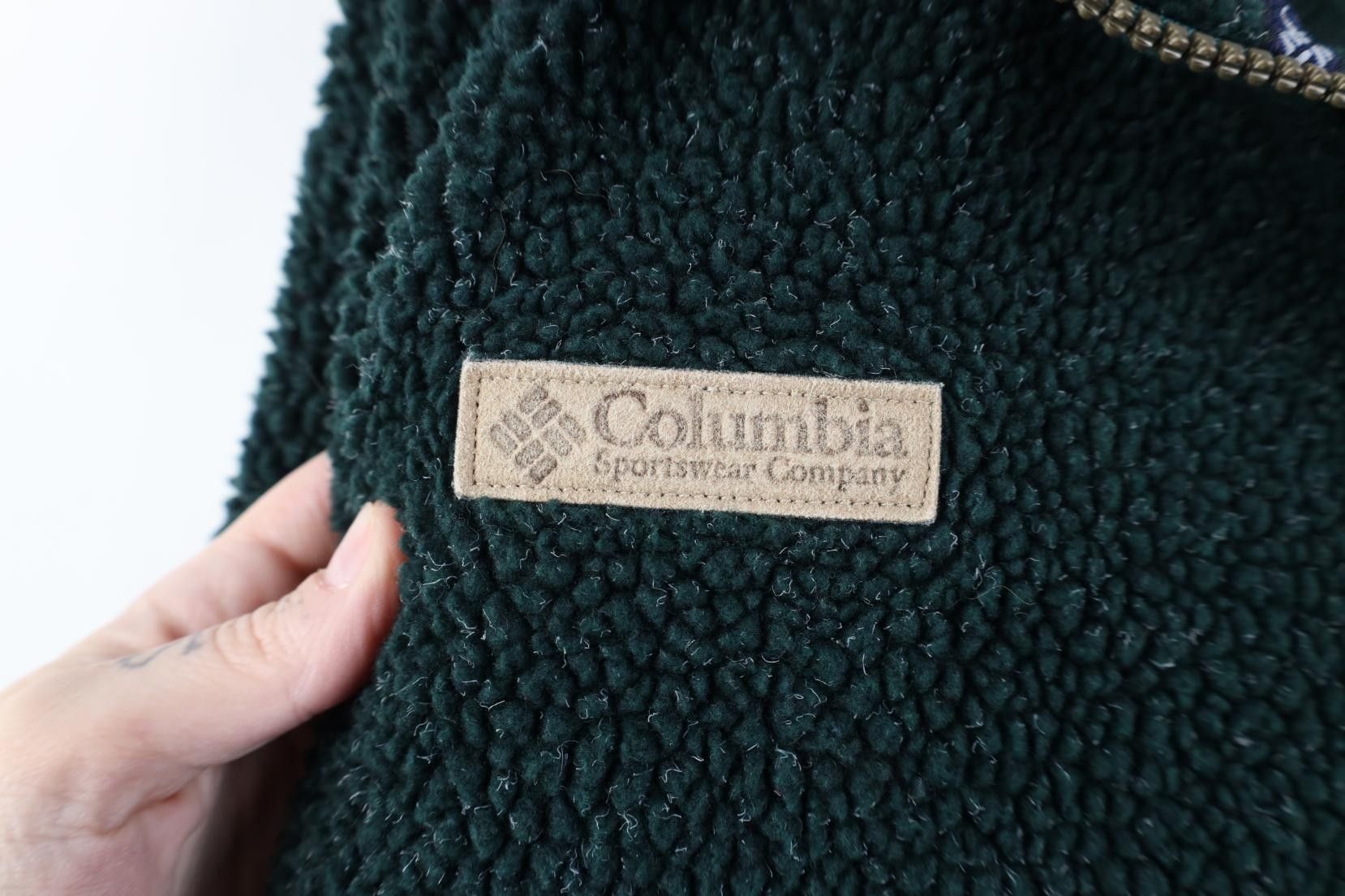 Columbia Vintage 90s Columbia Fleece 1/4 Zip Pullover Sweater USA Size US L / EU 52-54 / 3 - 6 Thumbnail