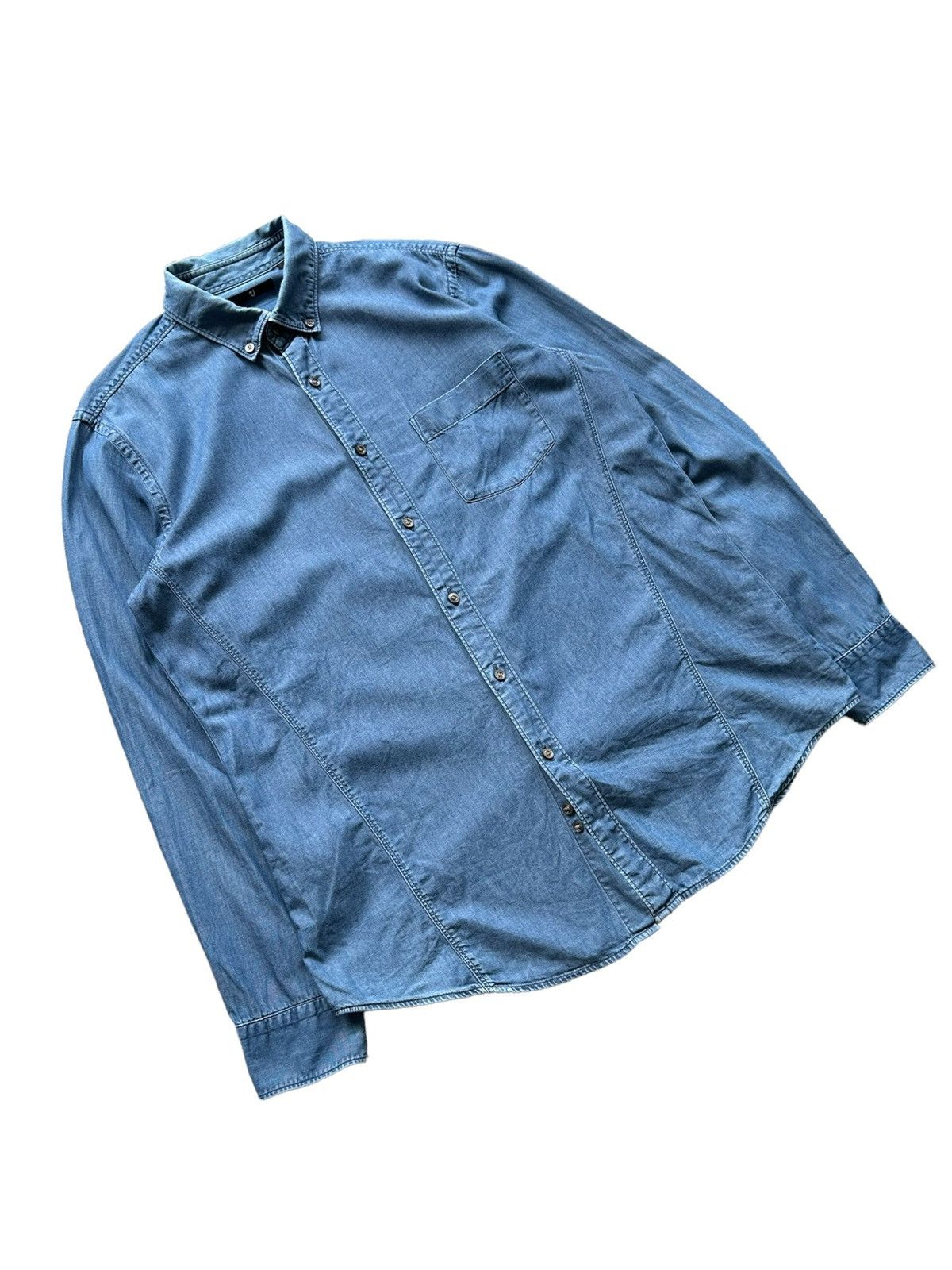 Jil Sander × Uniqlo Archive J+ by Jil Sander Uniqlo collection denim shirt Size US M / EU 48-50 / 2 - 2 Thumbnail