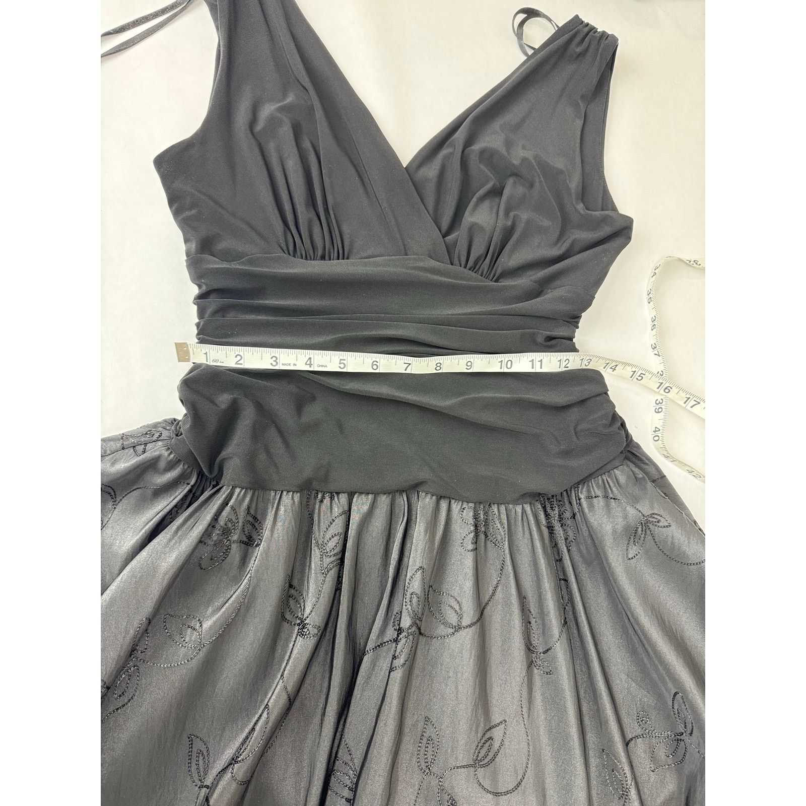 Other Whimsigoth Vintage SL Fashions Dress Embroidered Skirt 10 Size L / US 10 / IT 46 - 5 Thumbnail