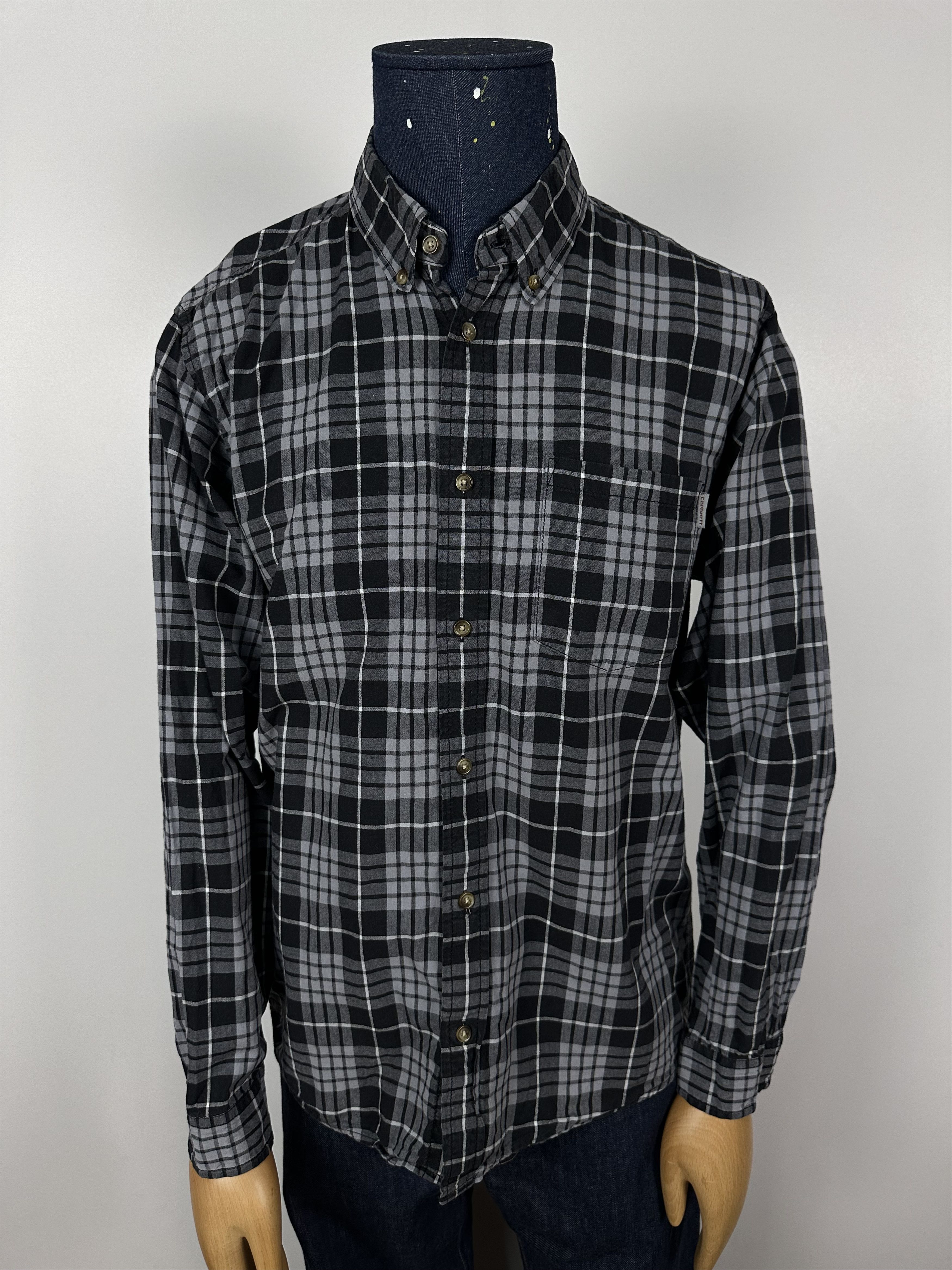Carhartt × Carhartt Wip Carhartt Lester Shirt Button Down Plaid Long Sleeve Size US L / EU 52-54 / 3 - 2 Thumbnail