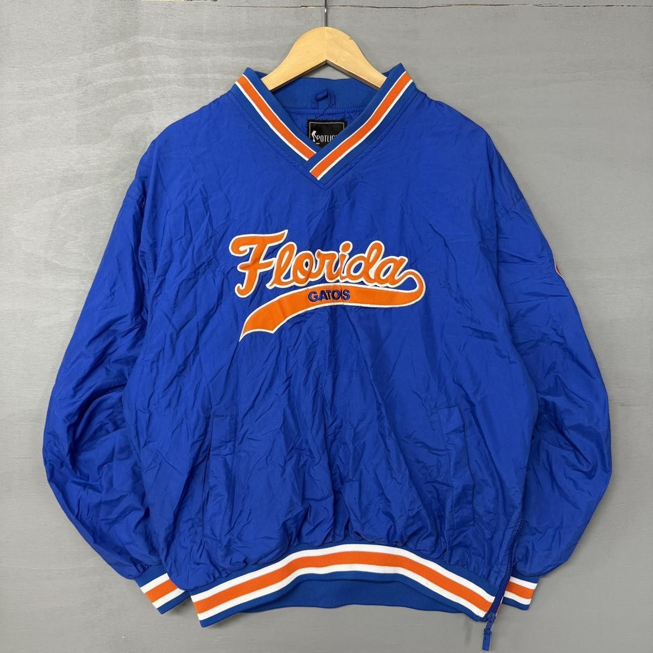 NCAA Vintage Florida Gators Embroidered Windbreakaer Jacket Large Size US L / EU 52-54 / 3 - 1 Thumbnail
