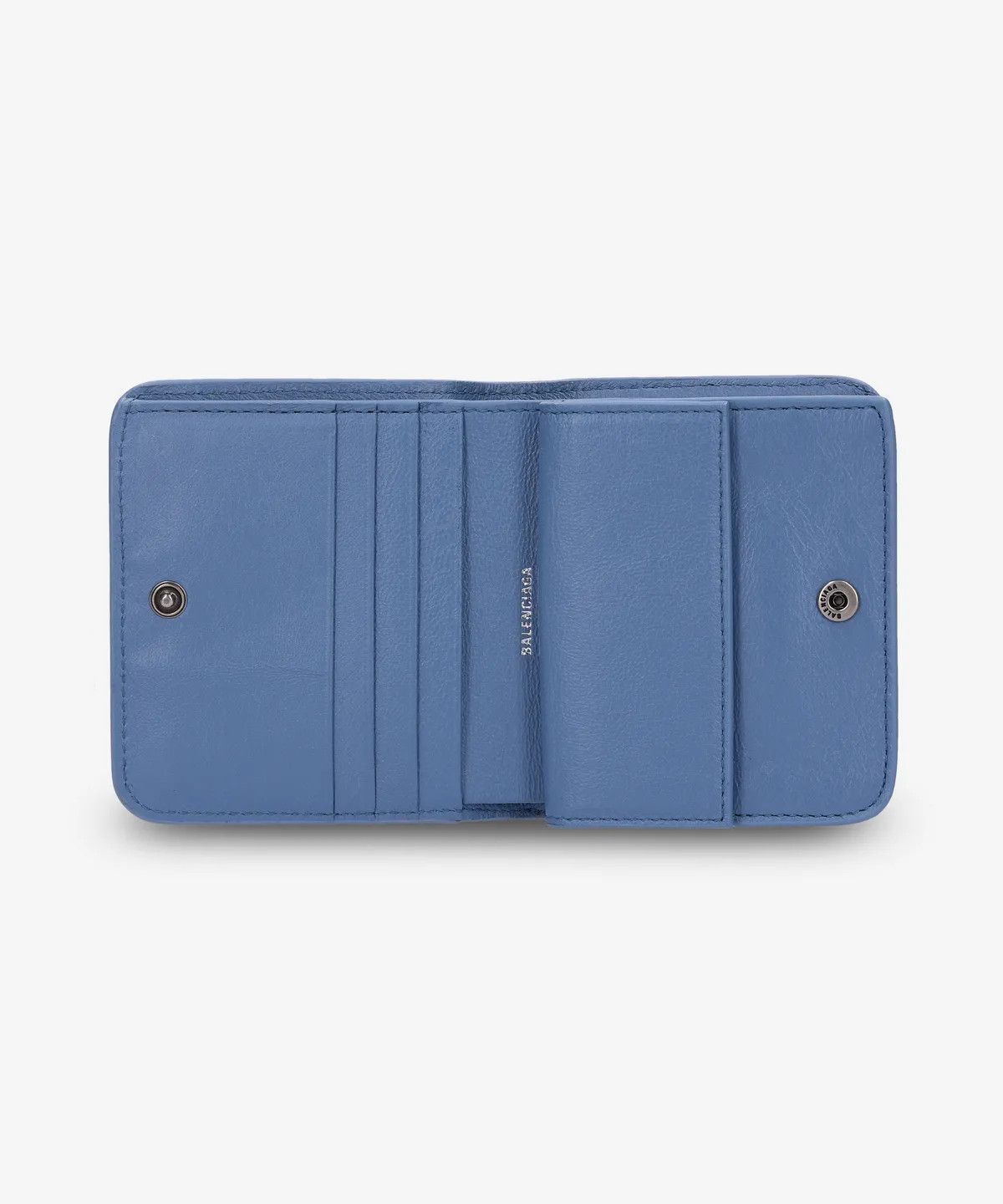 Balenciaga o1la1rc1a0226 Size: OS / Cash Flap Coin Card Holder Denim Size ONE SIZE - 4 Thumbnail