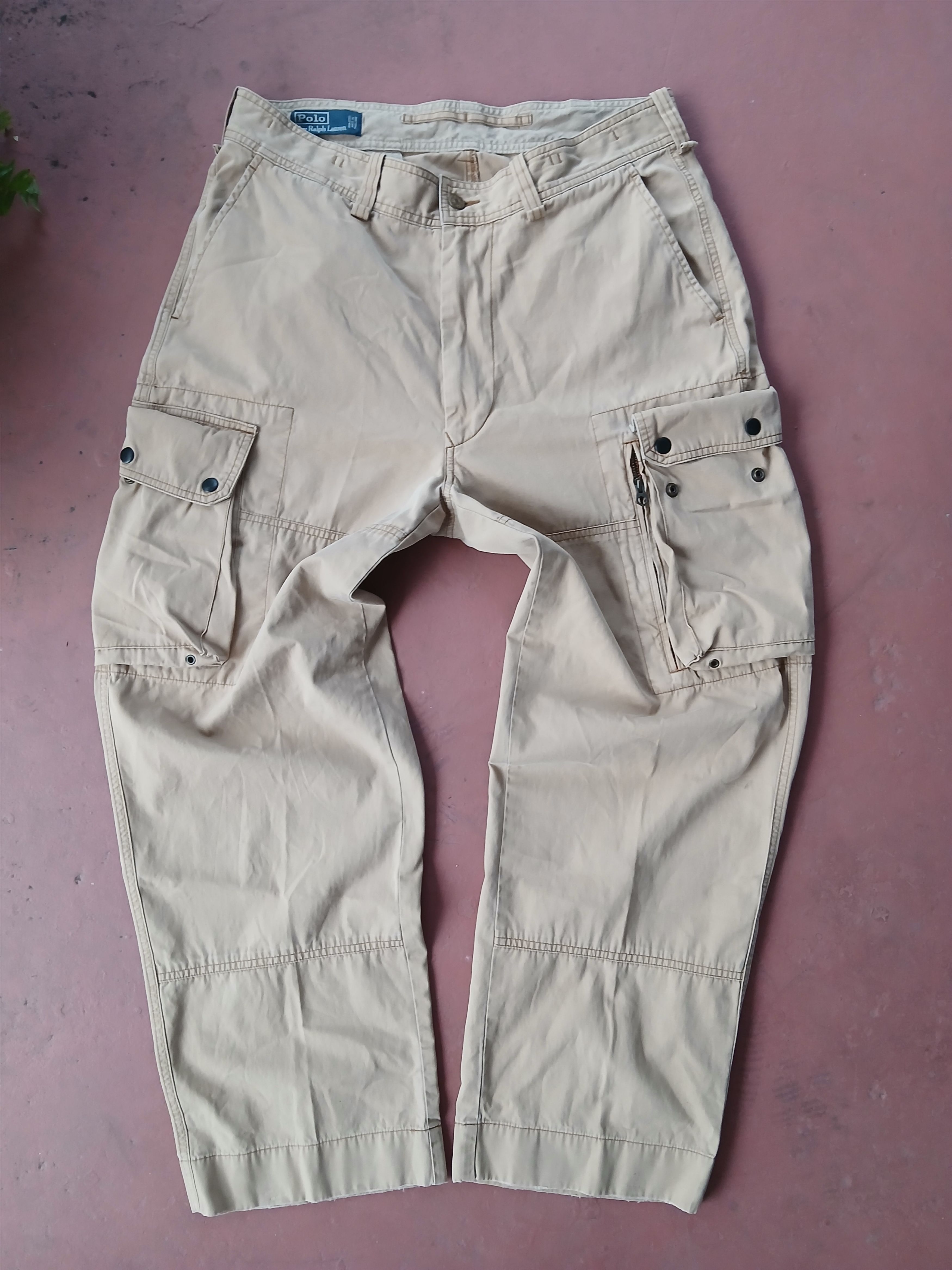 Polo Ralph Lauren Polo Ralph Lauren Pants Mens Cargo Paratrooper Army Utility Size US 35 - 1 Thumbnail