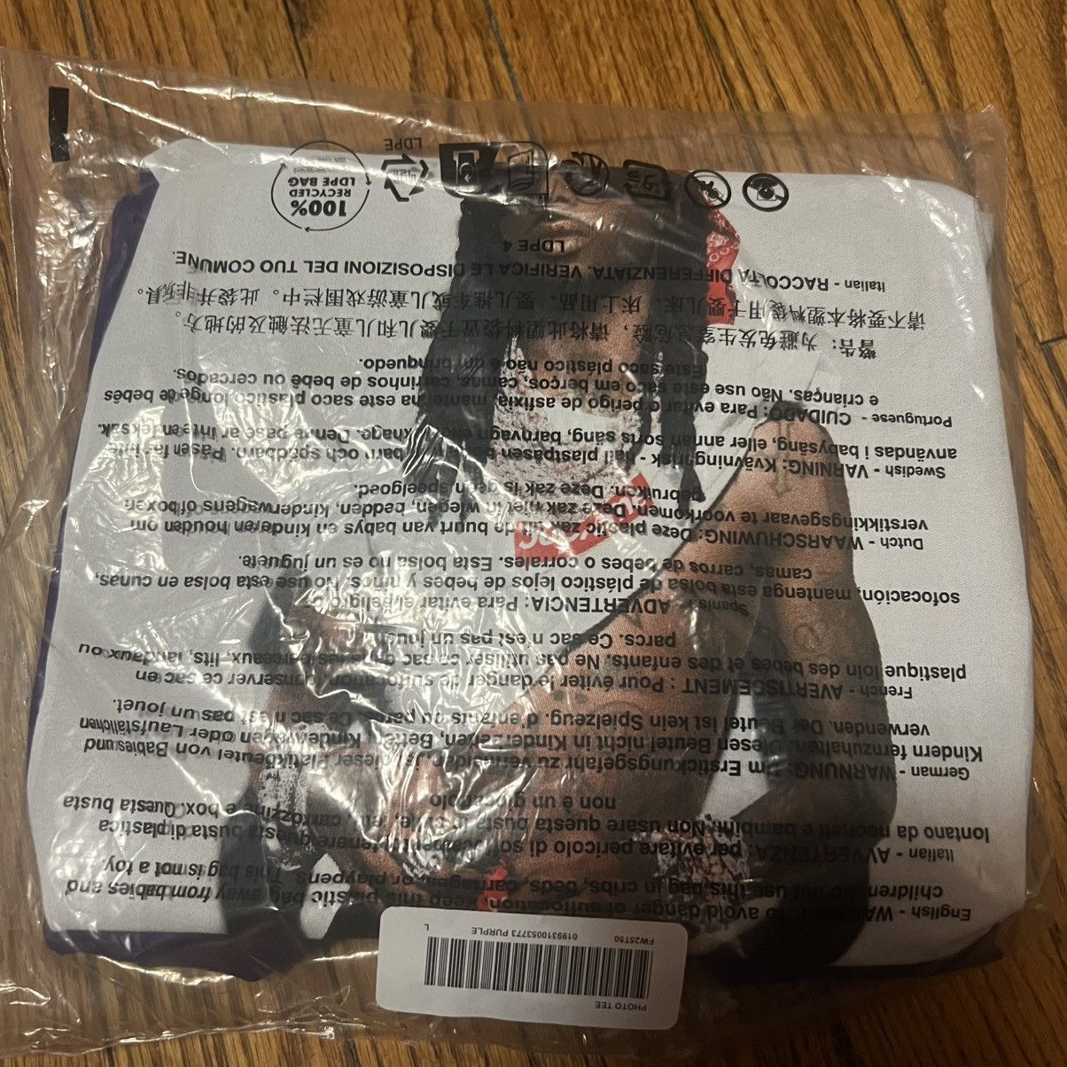 Supreme In Hand Supreme Playboi Carti Photo Tee Purple Size L Size US L / EU 52-54 / 3 - 4 Thumbnail