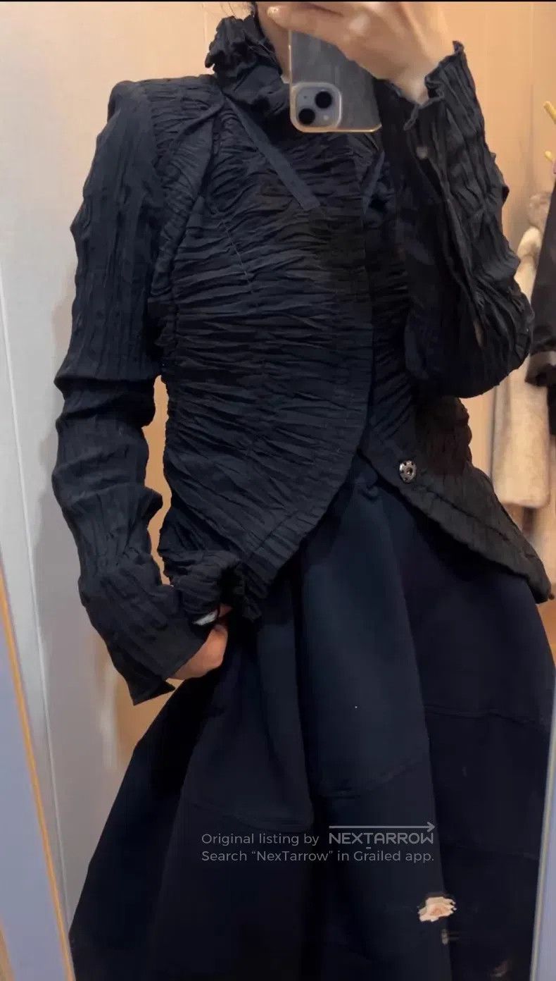 Junya Watanabe JUNYA WATANABE Pleated feeling jacket Size S / US 4 / IT 40 - 5 Thumbnail