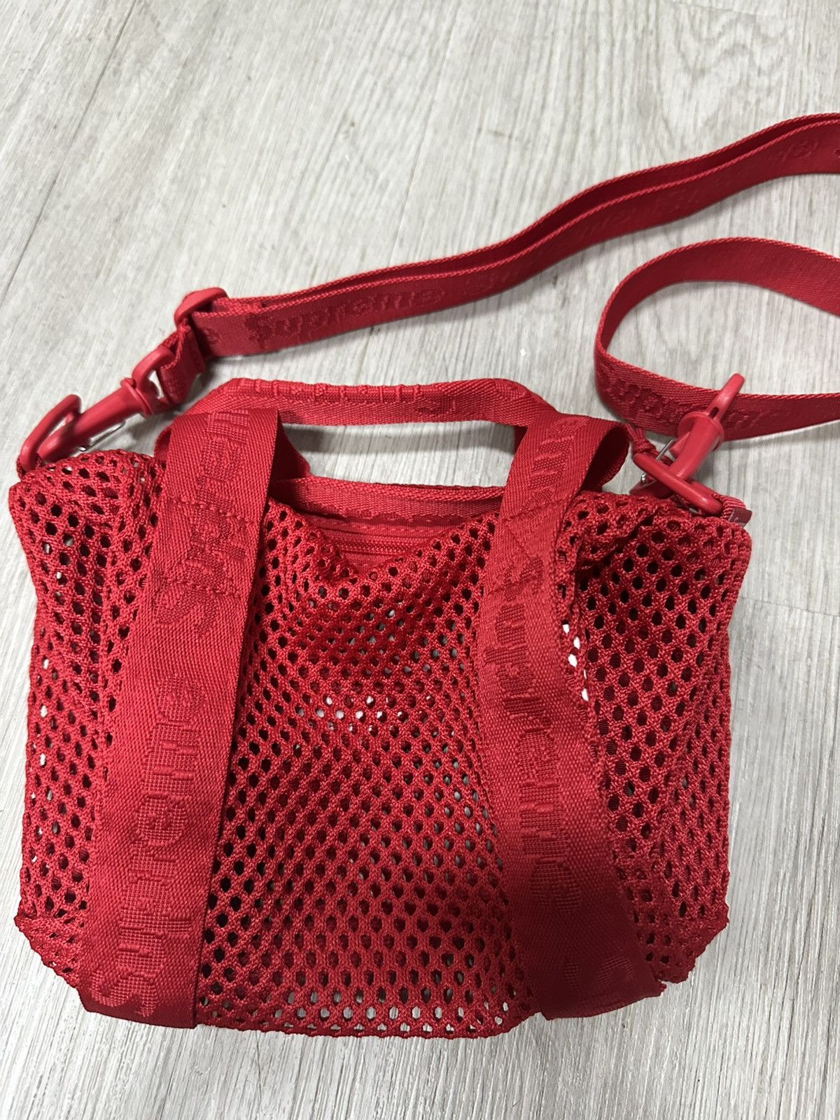 Supreme Supreme Mesh Bag ‘Red’ Size ONE SIZE - 2 Thumbnail