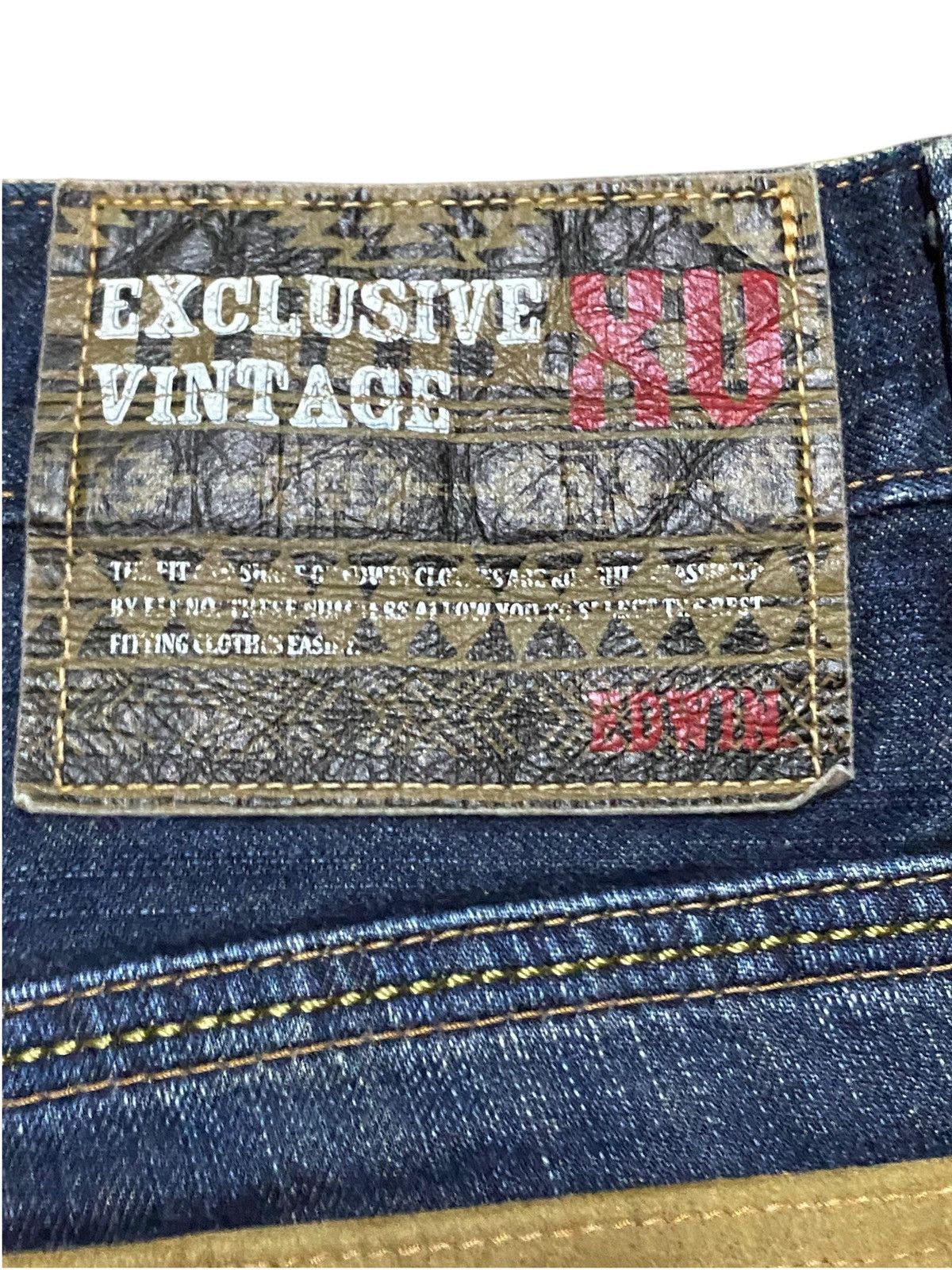 Edwin Vintage Edwin XVS Mud Wash Distressed Flare Jeans Size US 32 / EU 48 - 11 Thumbnail