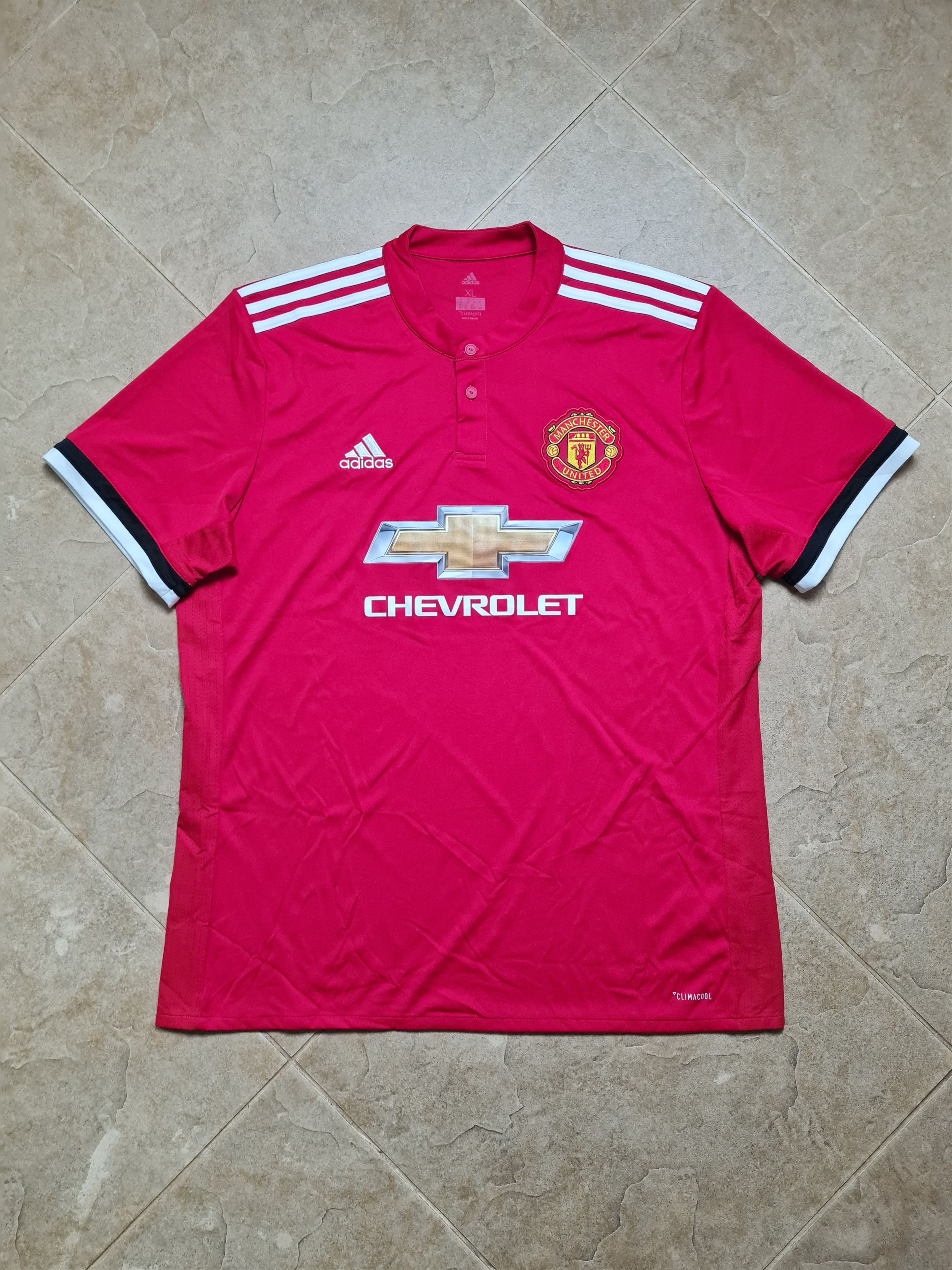 Adidas Manchester United 2017-18 Home Shirt Adidas XL Size US XL / EU 56 / 4 - 8 Thumbnail