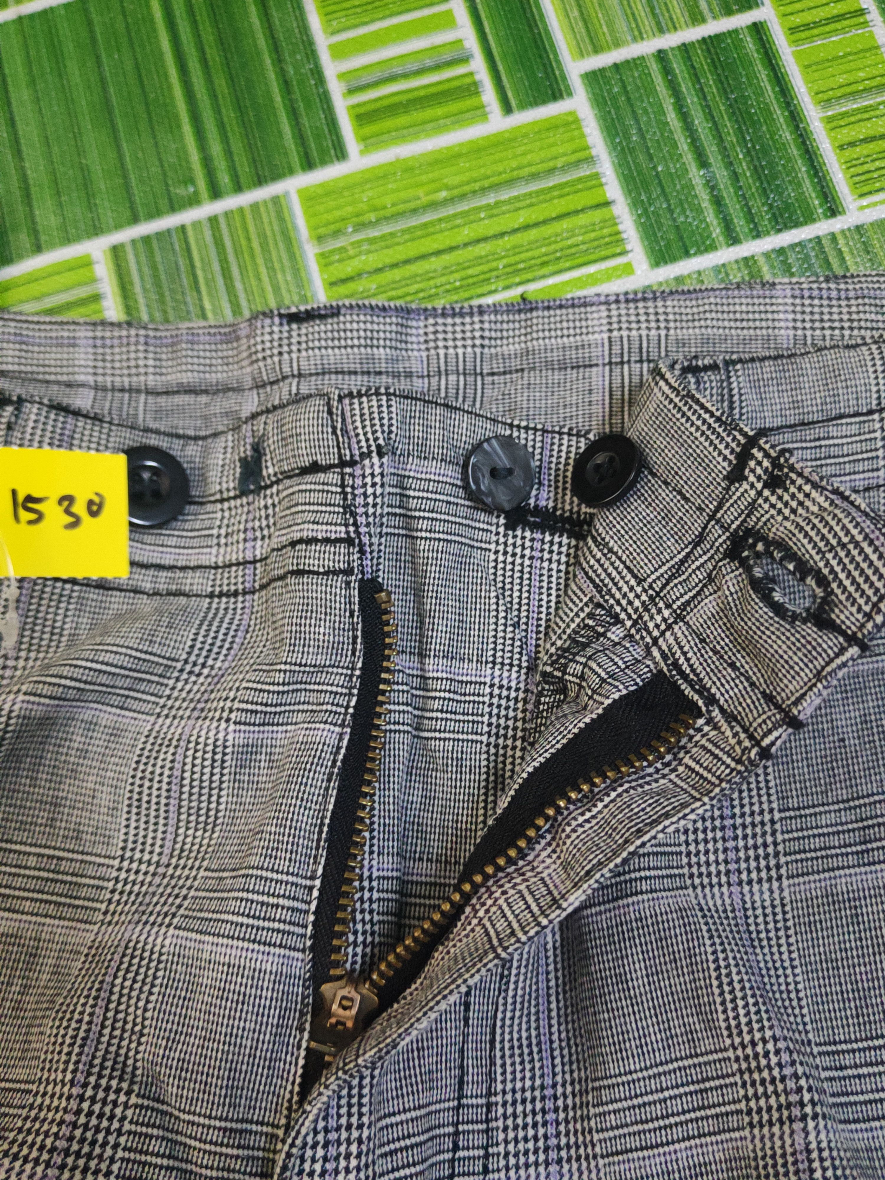 Japanese Brand DL Steelo Black White Multipocket Tactical Cargo Pants #1530 Size US 31 - 15 Thumbnail