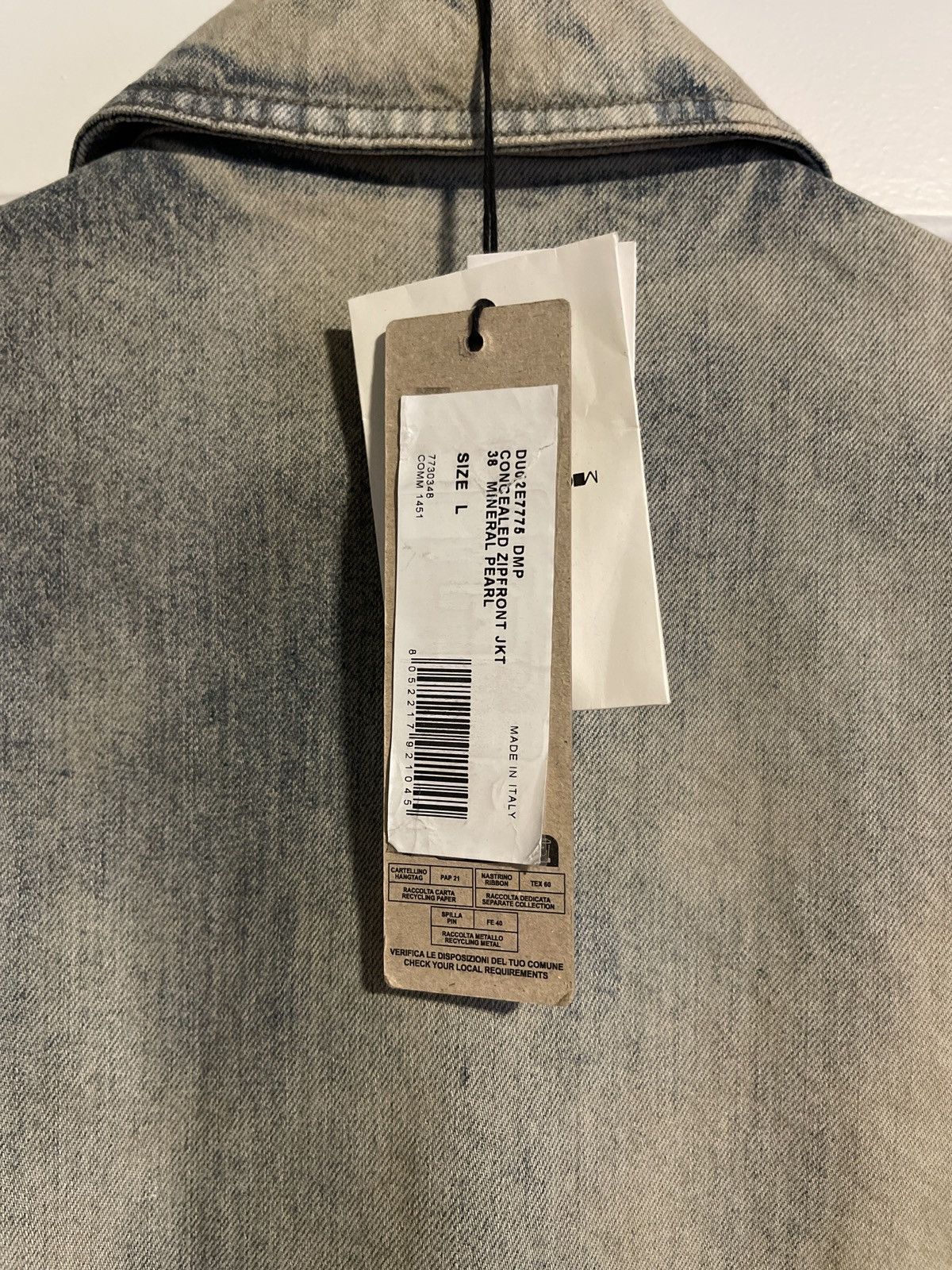 Rick Owens Drkshdw Rick Owens DRKSHDW Concealed Zipfront Jacket Size Large Size US L / EU 52-54 / 3 - 4 Thumbnail