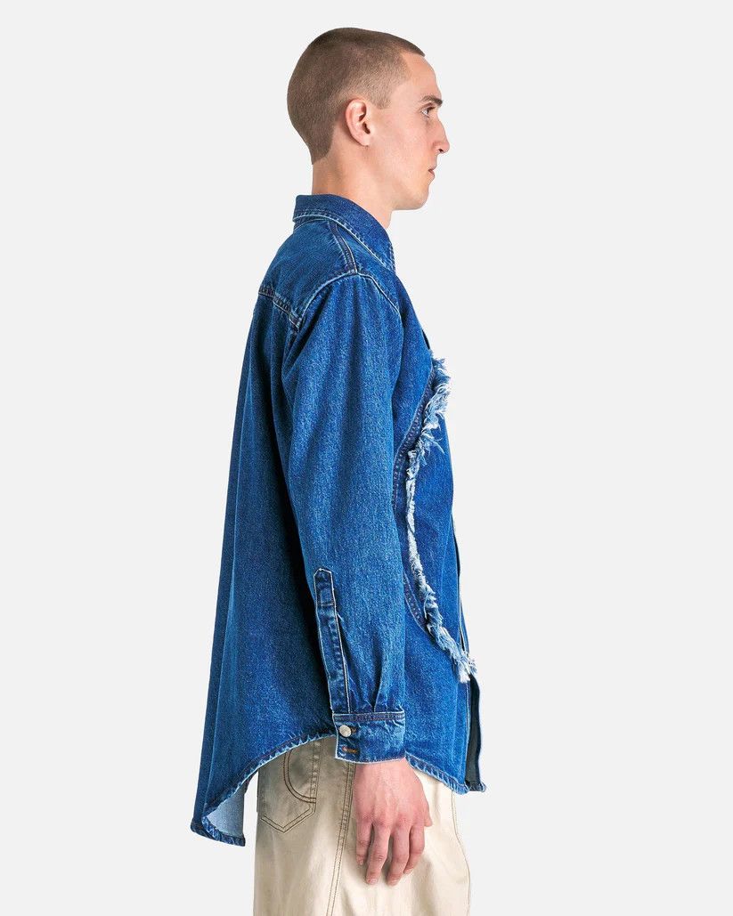 Edward Cuming o1s1v1r1oon0925 Circle Overshirt in Blue Size US S / EU 44-46 / 1 - 4 Thumbnail