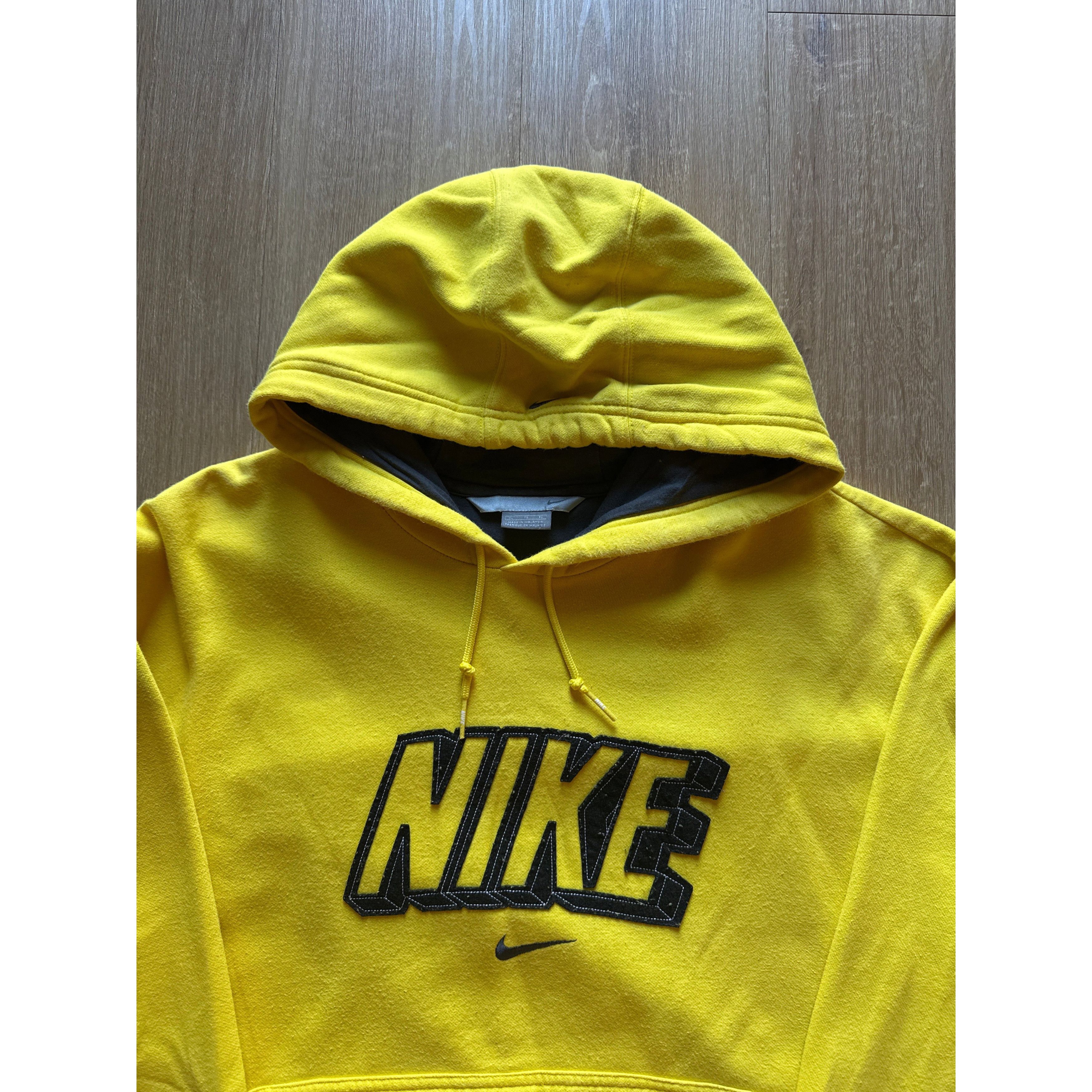 Nike Vintage Nike Center Swoosh Logo Hoodie Size US XL / EU 56 / 4 - 2 Thumbnail