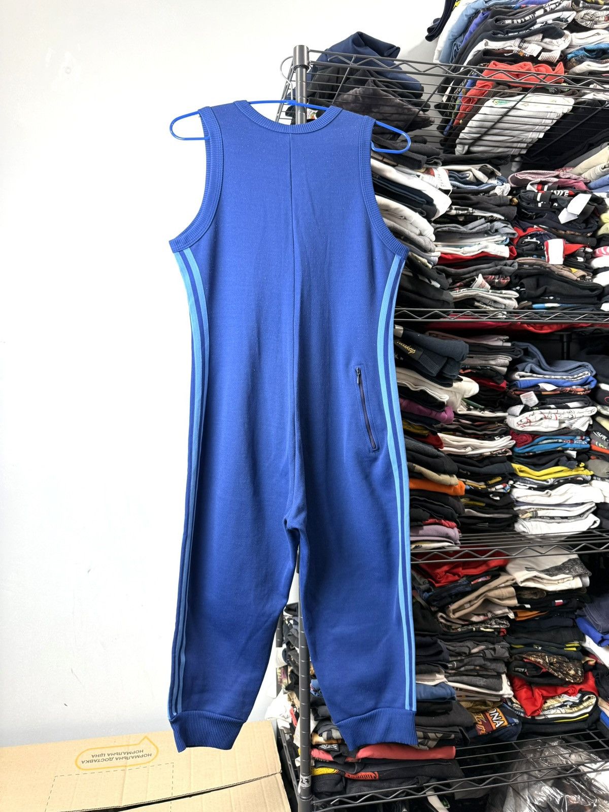Adidas Rare! Vintage Adidas Cycle Pants Jersey T Shirt Overalls Size US 40 / EU 56 - 9 Thumbnail