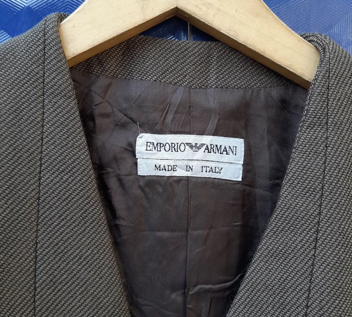 Emporio Armani 2000s Emporii Armani Wool Blazer Suit Jacket Size US S / EU 44-46 / 1 - 5 Thumbnail