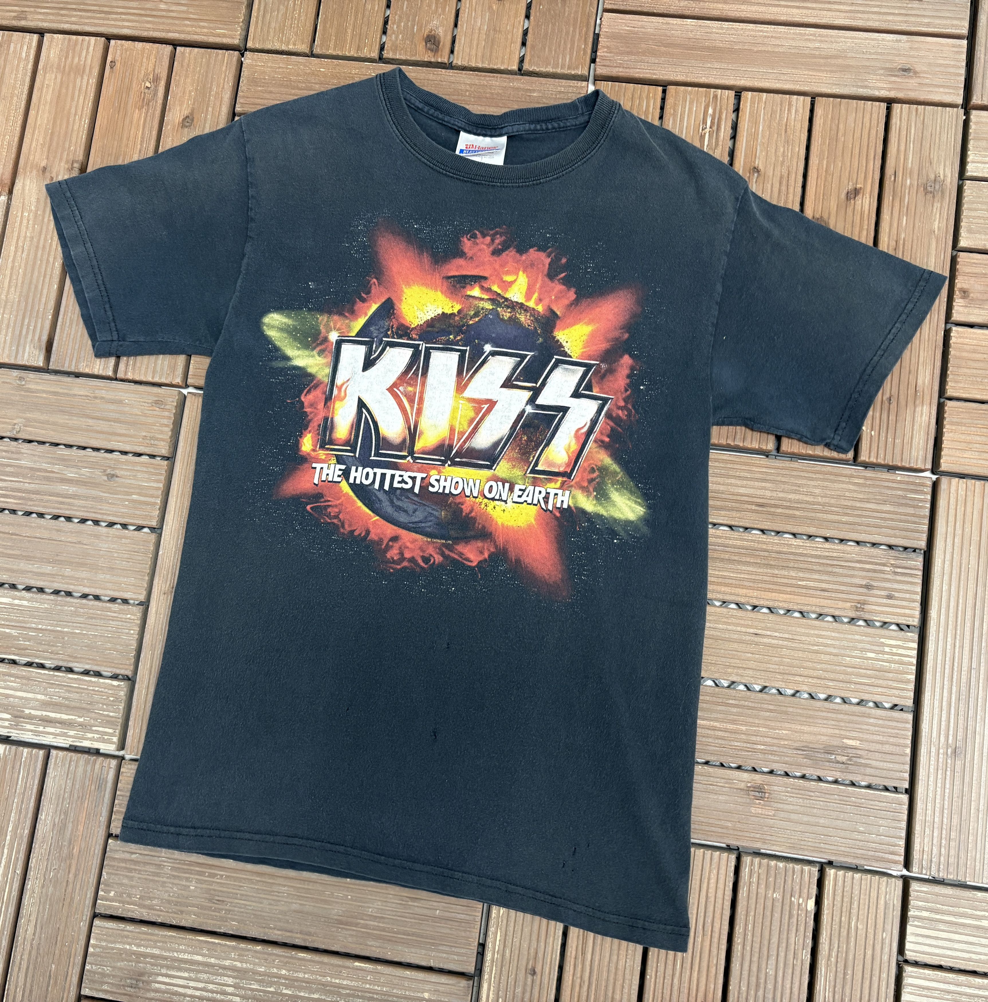 Vintage Kiss The Hottest Show On Earth Vintage Tee Size US S / EU 44-46 / 1 - 3 Thumbnail