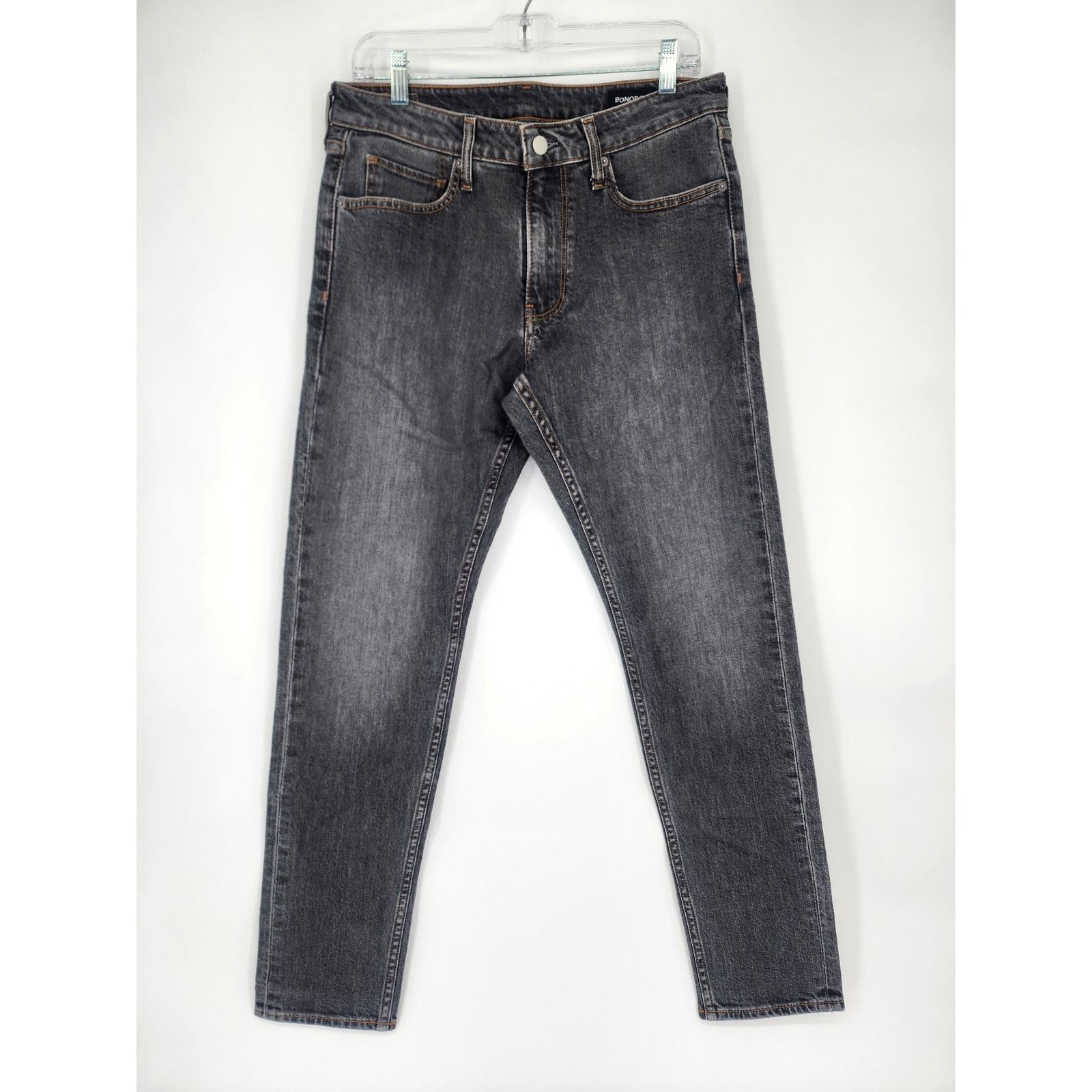 Bonobos Bonobos Men's Grey Slim Taper Fit Denim Jeans Size 32×32 Size US 32 / EU 48 - 8 Thumbnail