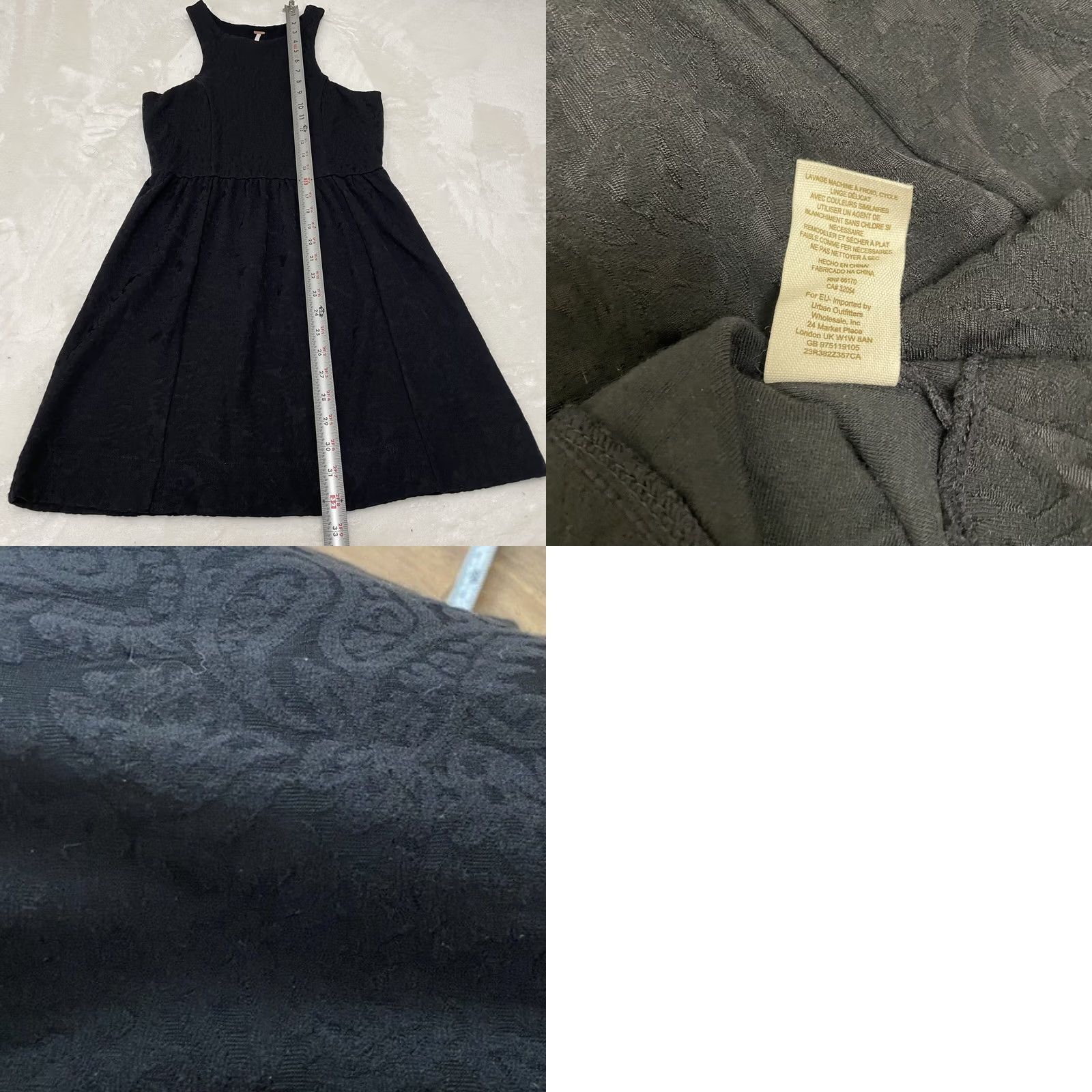 Free People Free People Black Mini Dress XS Women’s Tank Cocktail Party Size XS / US 0-2 / IT 36-38 - 8 Thumbnail