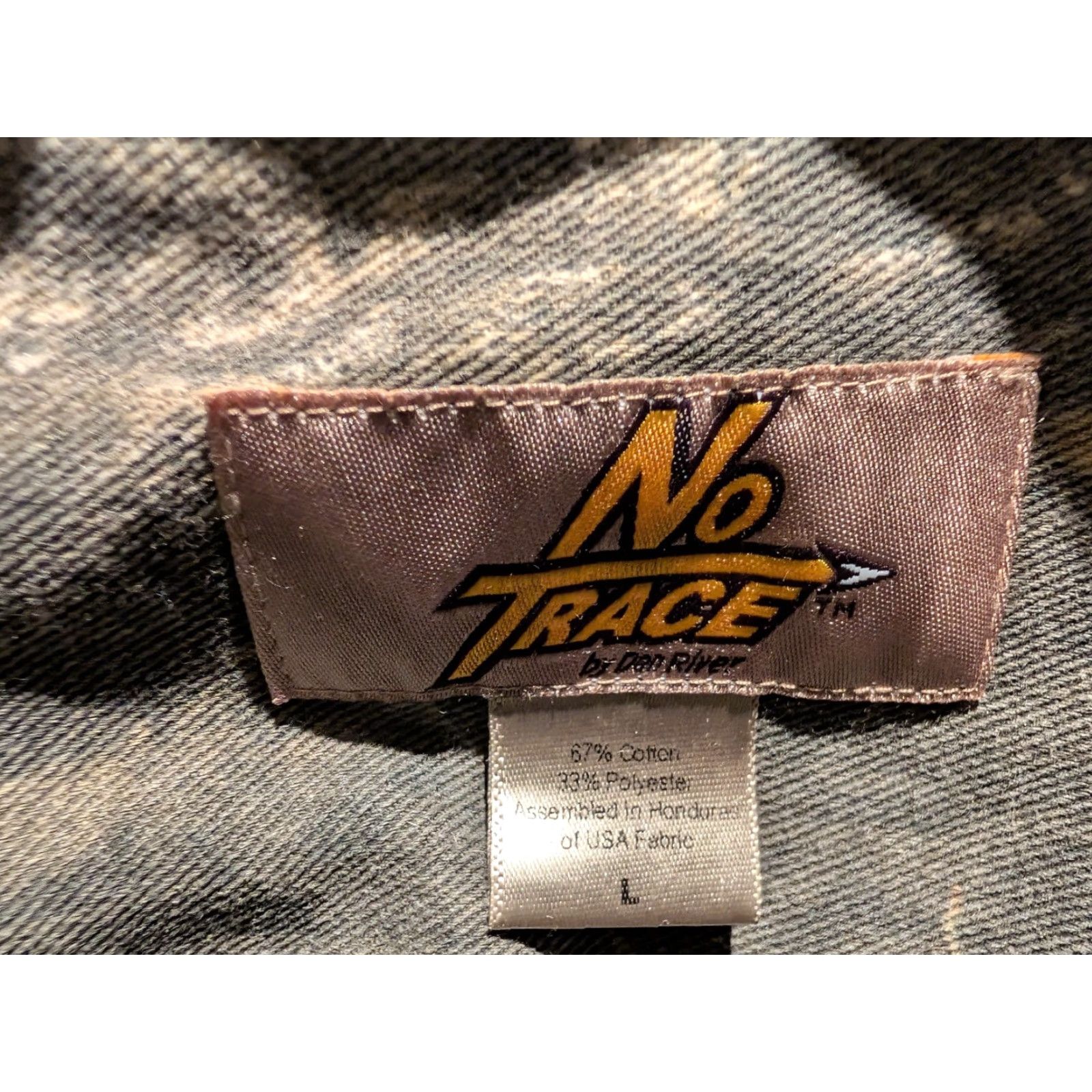 Vintage VINTAGE Dan River Shirt Mens L Mossy Oak Break Up Canvas Camouflage Button-Down Outdoor Hunting Fishing Size US L / EU 52-54 / 3 - 7 Thumbnail