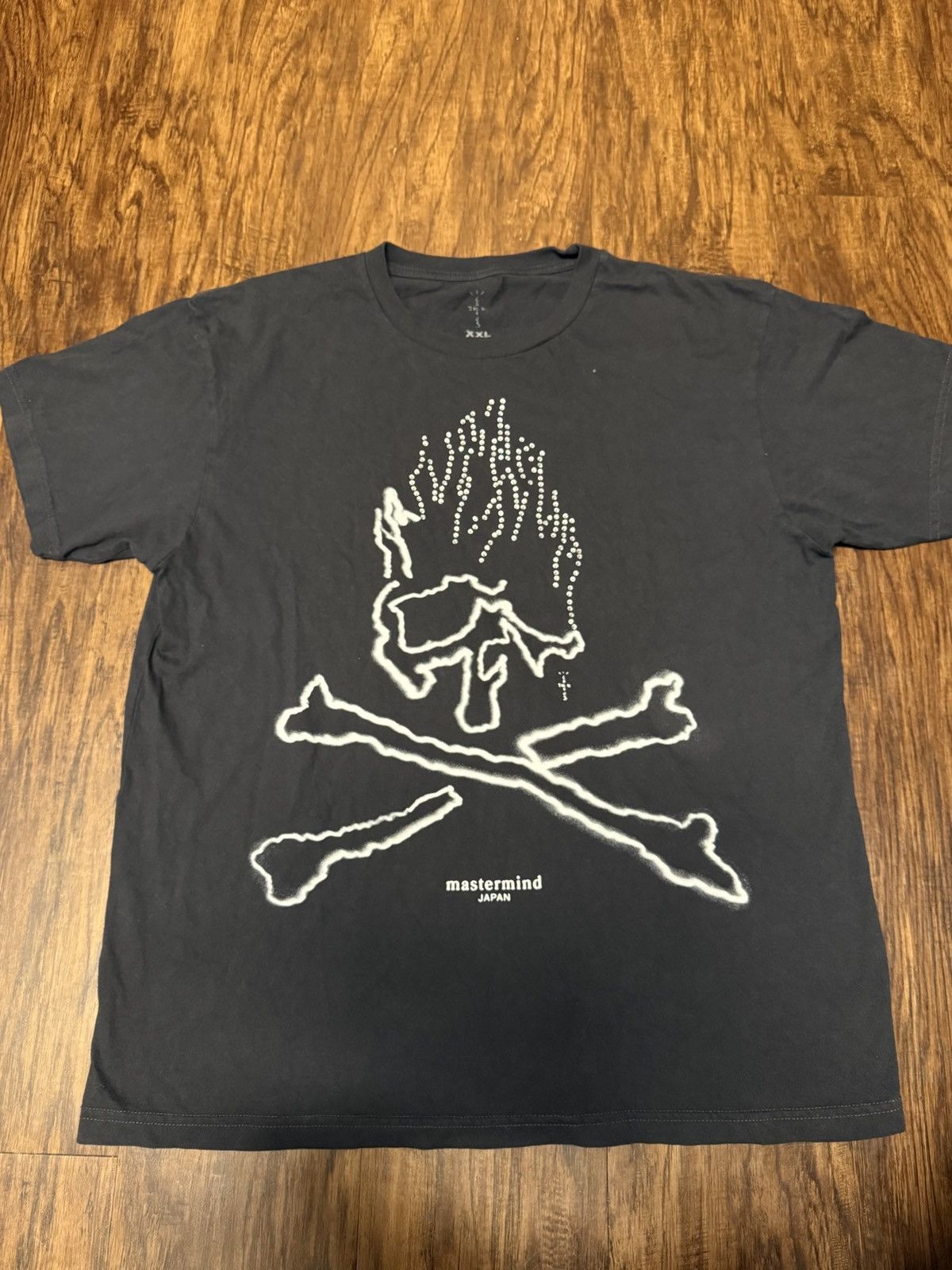 Other Cactus jack x Mastermind Japan Black T-Shirt Size US XXL / EU 58 / 5 - 2 Thumbnail