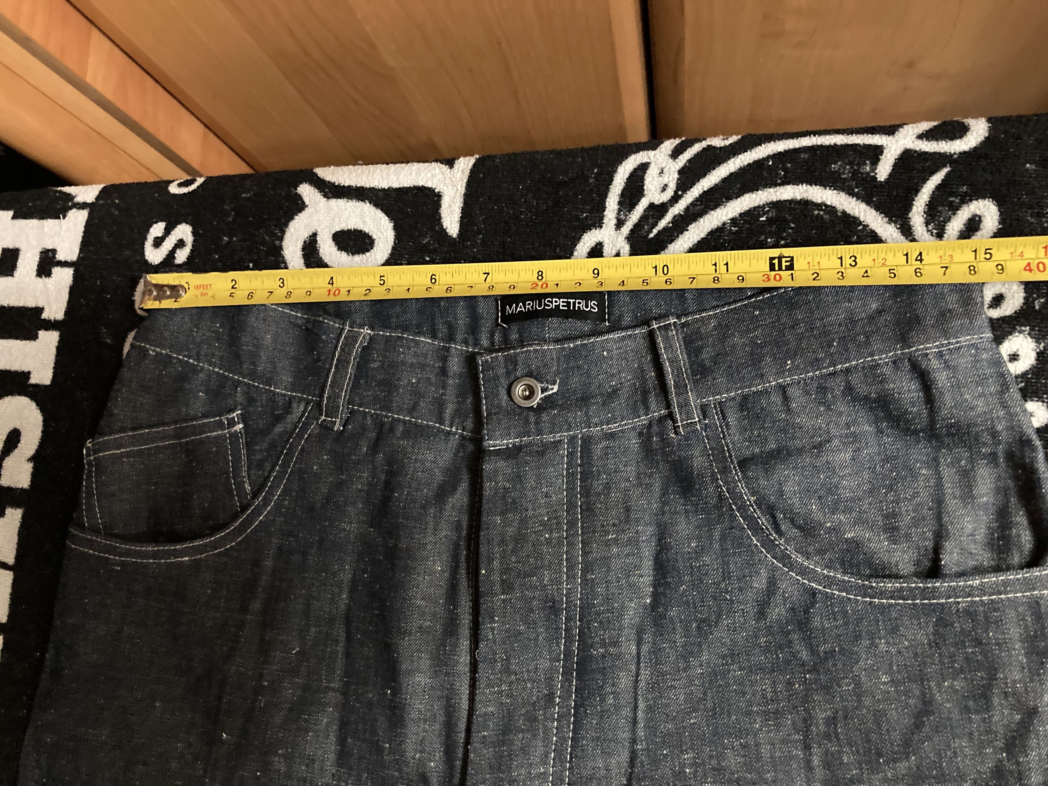 Other Marius Petrus Men's Straight Denim Selvage Denim Pants Size US 29 - 9 Thumbnail