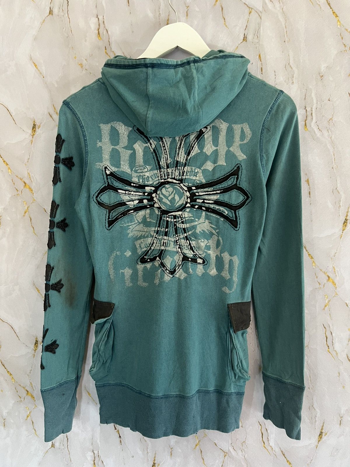 Japanese Brand GLITZ HOODIE Size US XS / EU 42 / 0 - 2 Thumbnail
