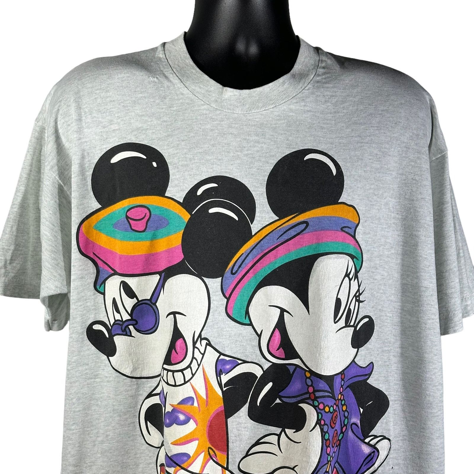 Mickey Unlimited Vintage Walt Disney Mickey & Minnie Mouse Tee Size US L / EU 52-54 / 3 - 2 Thumbnail