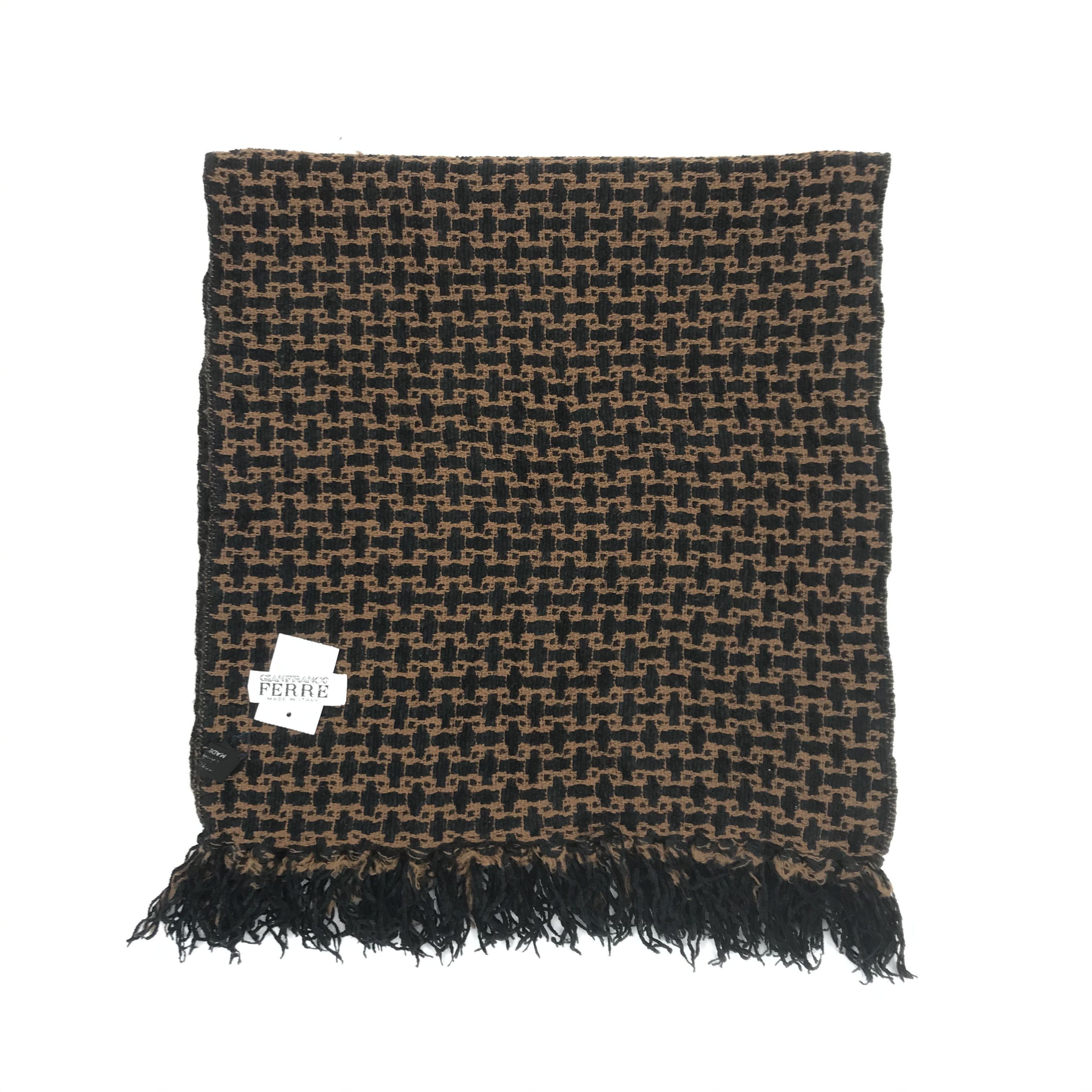 Gianfranco Ferre Gianfranco Ferre Scarf Muffler Wool Cashmere Scarves Size ONE SIZE - 3 Thumbnail