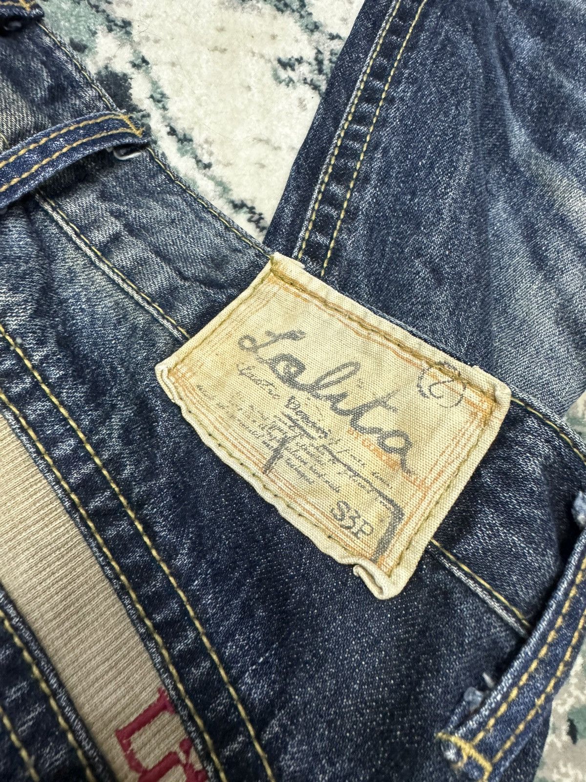 Designer LOLITA JEANS X YOSHITOMO NARA JEANS Size US 34 / EU 50 - 10 Thumbnail