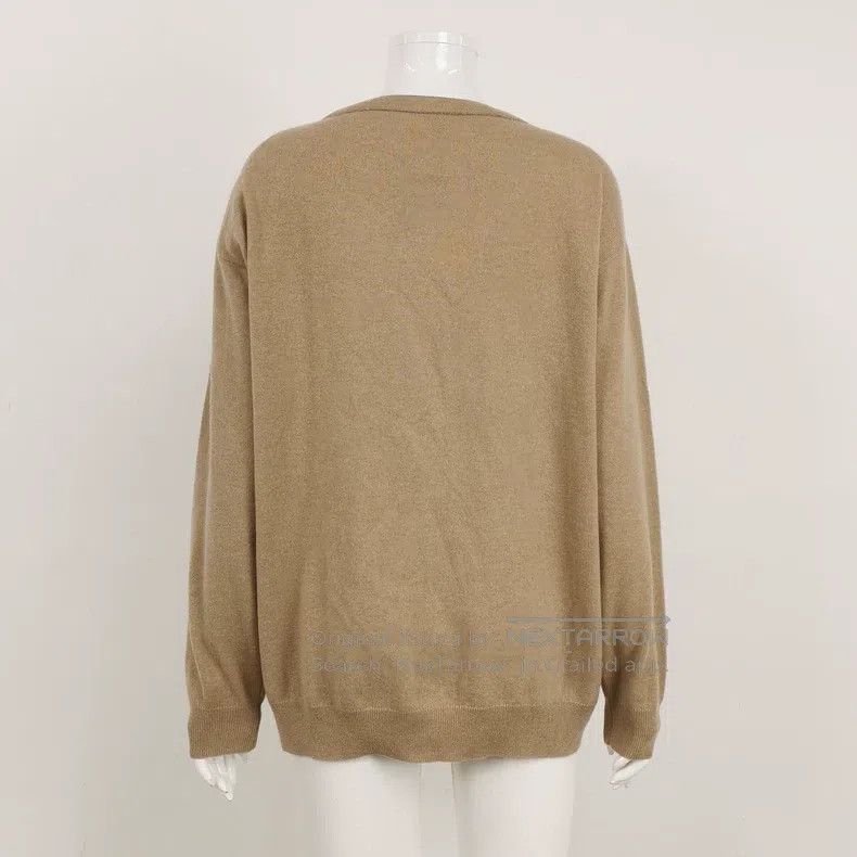 Brunello Cucinelli Brunello Cucinelli Cashmere Solid Color V-neck Knitted Swe Size XL / US 12-14 / IT 48-50 - 2 Thumbnail