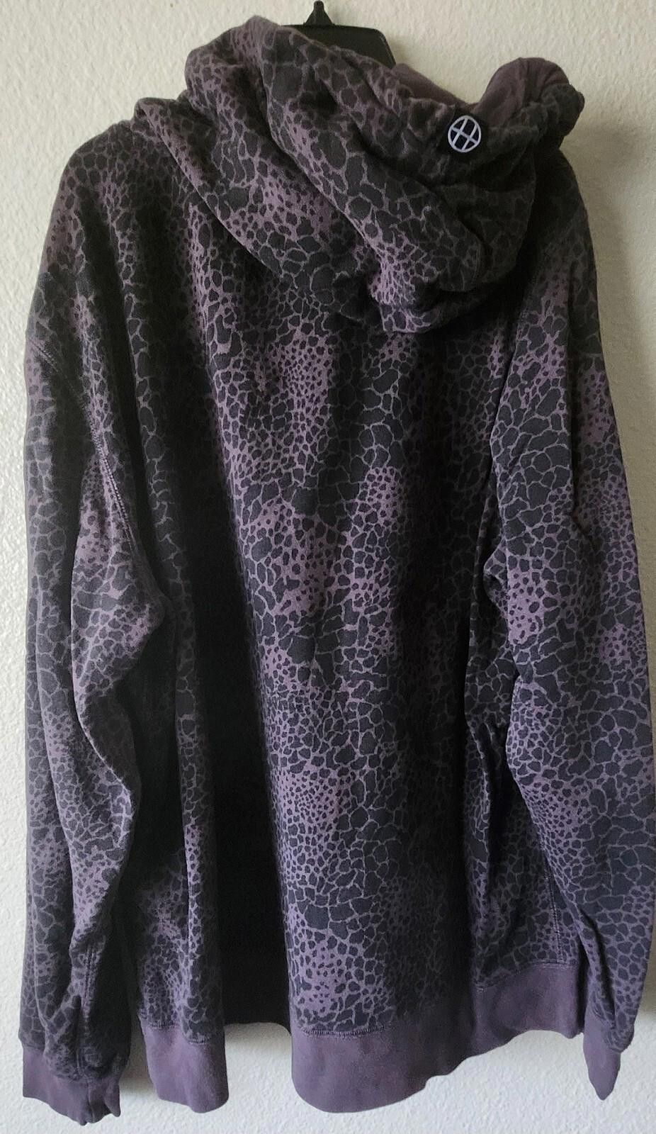 NEFF Neff Pullover Long Sleeve Black/purple Hooded Sweatshirt Size US XXL / EU 58 / 5 - 3 Thumbnail