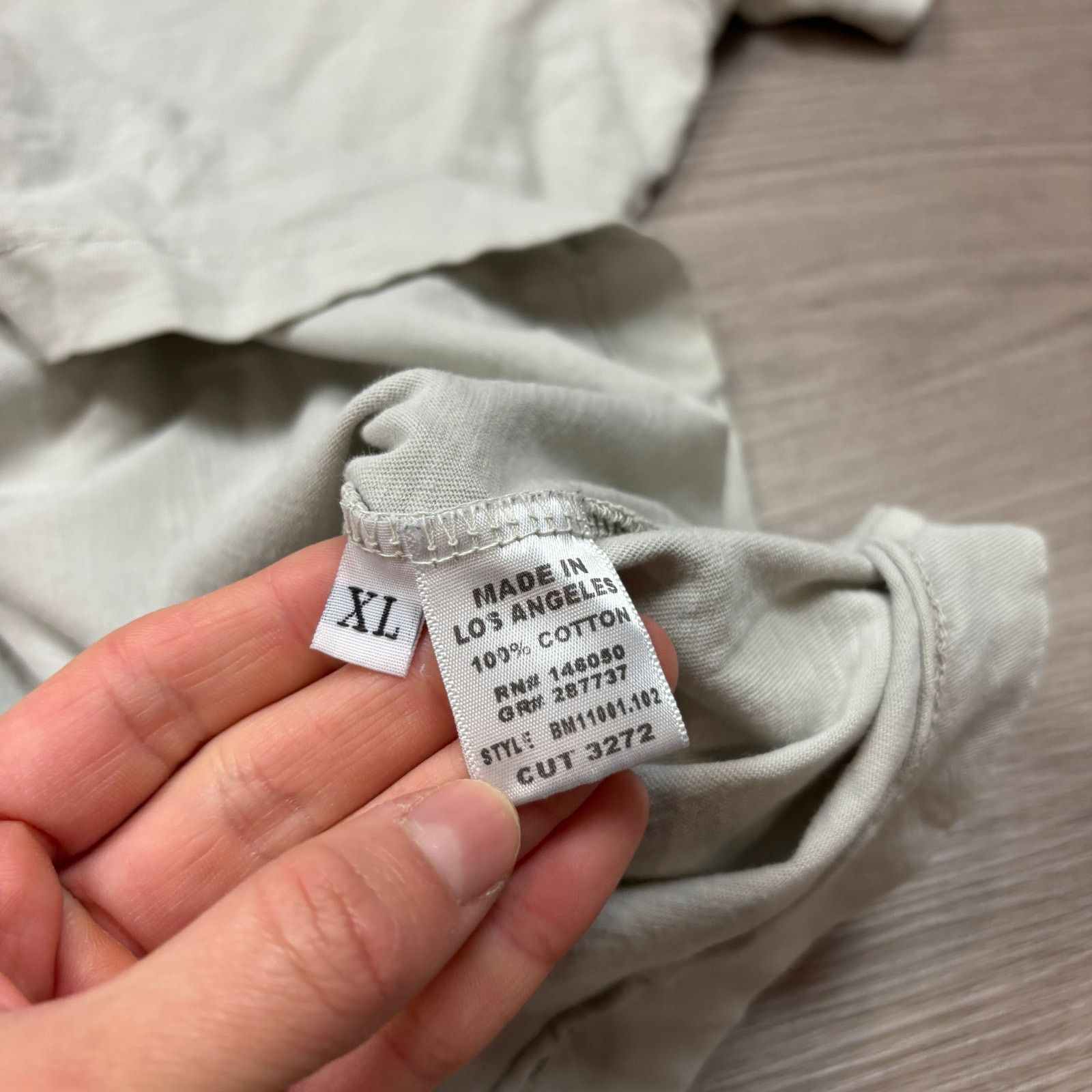 Buck Mason Buck Mason Curved Hem Slub Cotton Short Sleeve Shirt Men's M Size US XL / EU 56 / 4 - 7 Thumbnail