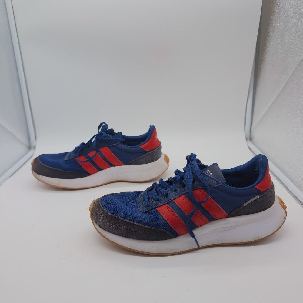 Adidas Adidas Run 70s Sz 9 Blue / Red Sneakers Vintage Athletic St Size US 9 / EU 42 - 4 Thumbnail