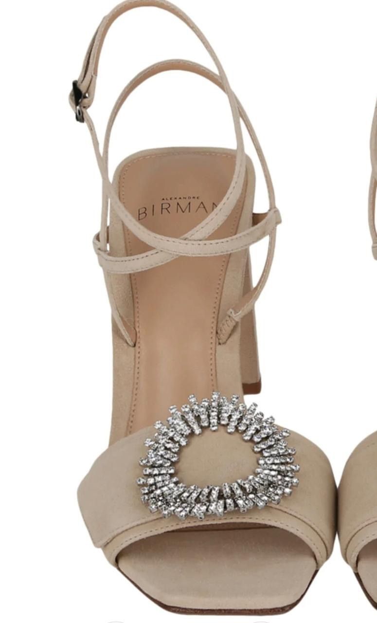 Alexandre Birman ALEXANDRE BIRMAN MADELINA PILLAR NUDE Size US 8.5 / IT 38.5 - 5 Thumbnail