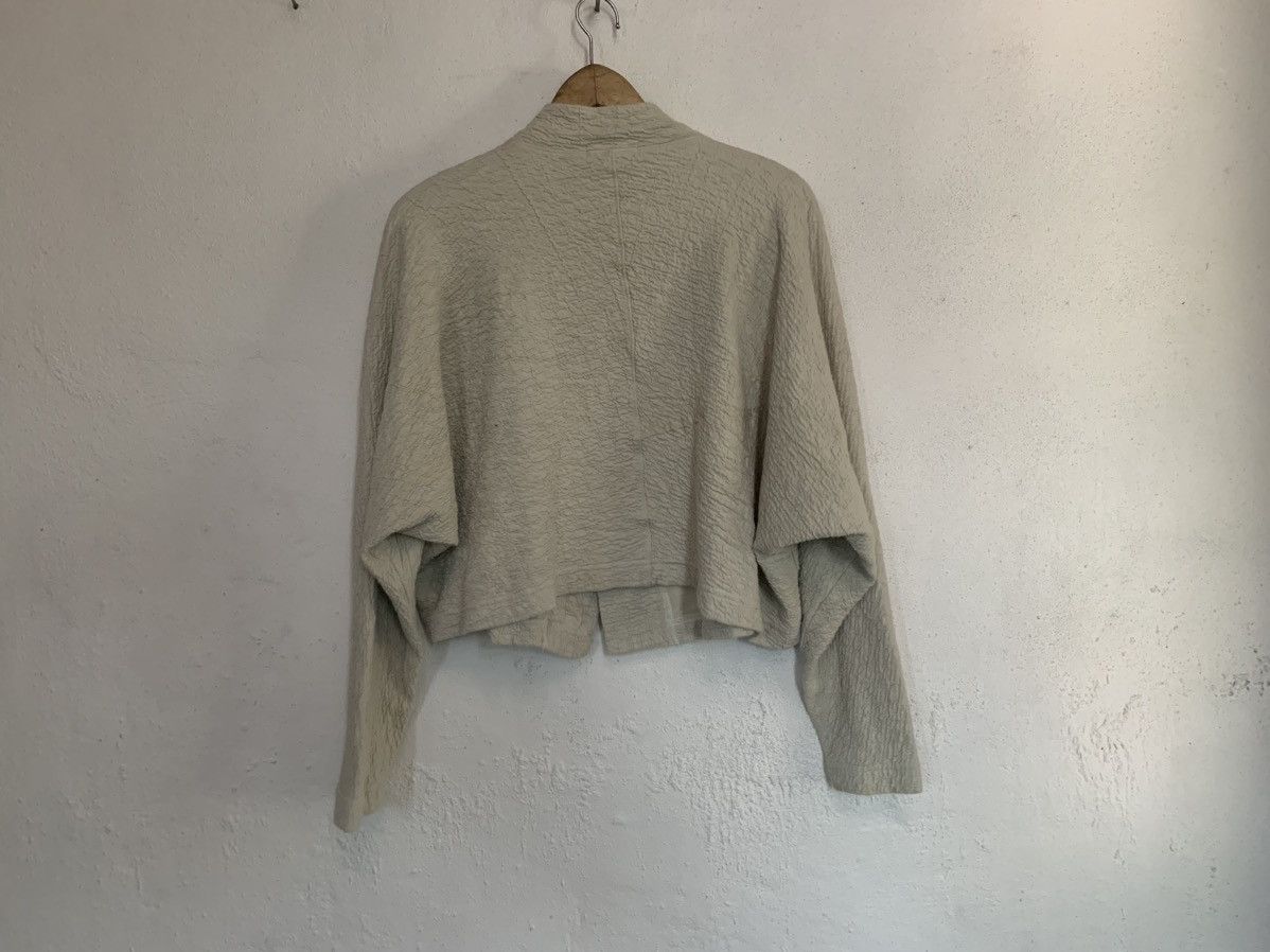 Issey Miyake 80s PLANTATION BY ISSEY MIYAKE CROPTOP CARDIGAN Size M / US 6-8 / IT 42-44 - 2 Thumbnail