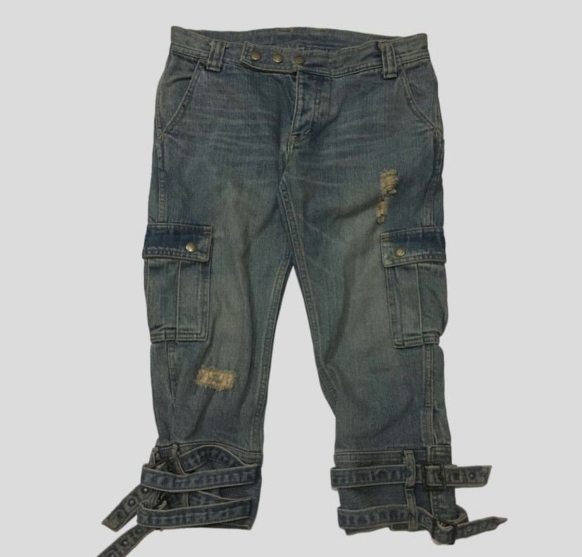 Hysteric glamour short punk jeans avant garde