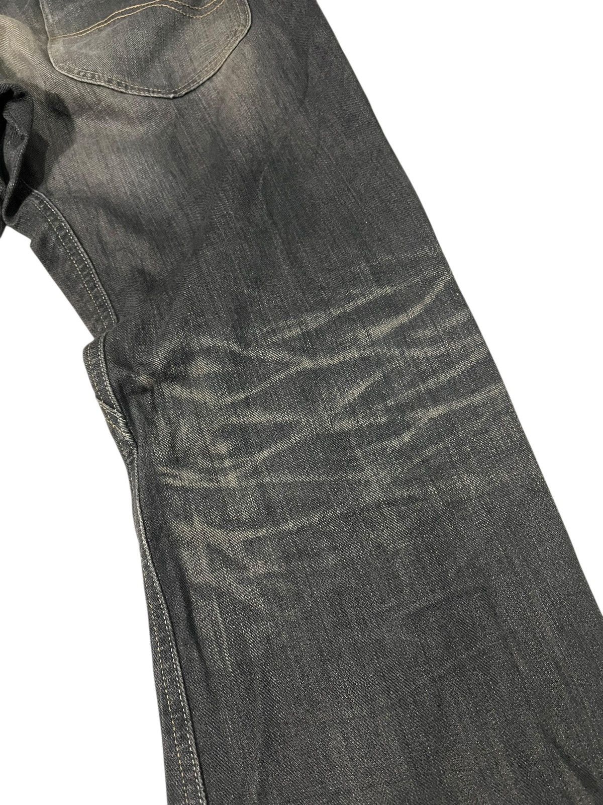 Japanese Brand Flare Jean Lee Cowboy Backle Back Size US 34 / EU 50 - 12 Thumbnail