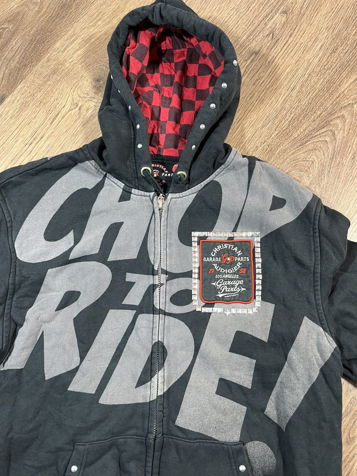 Christian Audigier Christian Audigier Zip Hoodie Size US L / EU 52-54 / 3 - 6 Thumbnail