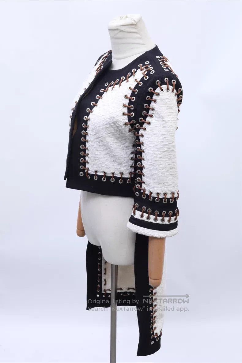 Givenchy Givenchy Black and White Patchwork Sheepskin Coat Size XS / US 0-2 / IT 36-38 - 2 Thumbnail